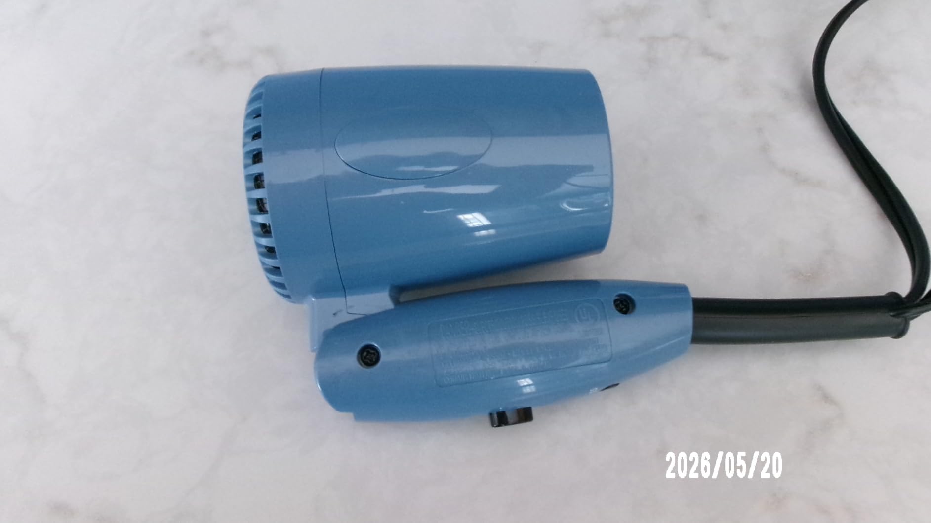 Conair Dual Voltage Hair Dryer, Compact Folding Handle Design, 1600W | Travel blow dryer for on-the-go styling with foldable 0.75-lb design, high-velocity airflow, and various heat/speed settings customer photo 2