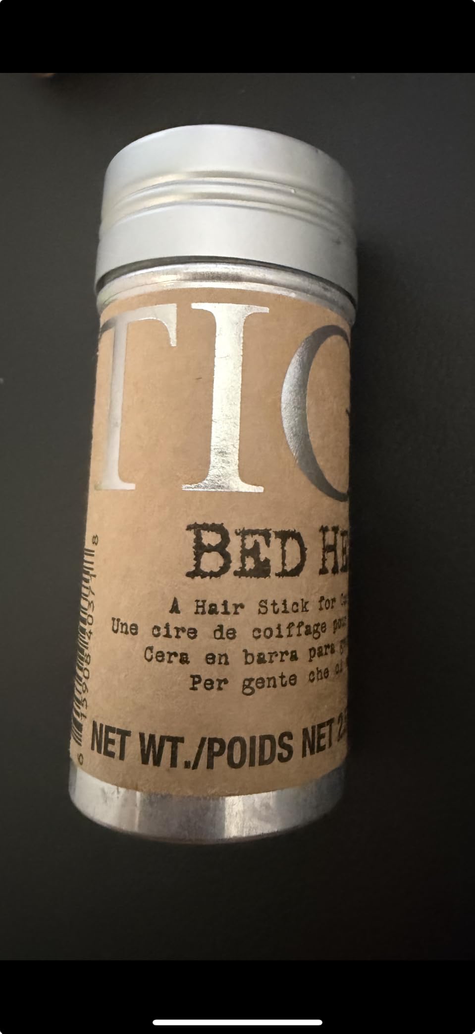 Bed Head by TIGI Hair Wax Stick - Professional Hair Styling Wax for High-Definition Texture & All-Day, Humidity-Resistant Hold, 2.57 oz customer photo 1
