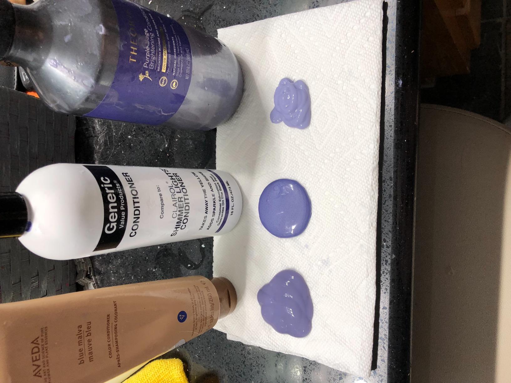 Aveda Blue Malva Color Conditioner | Purple Conditioner for Silver, Gray, Blonde Hair | Neutralizes Brassiness | Deeply Conditions Hair | 96% Naturally Derived*, 8.5 Fl Oz customer photo 2