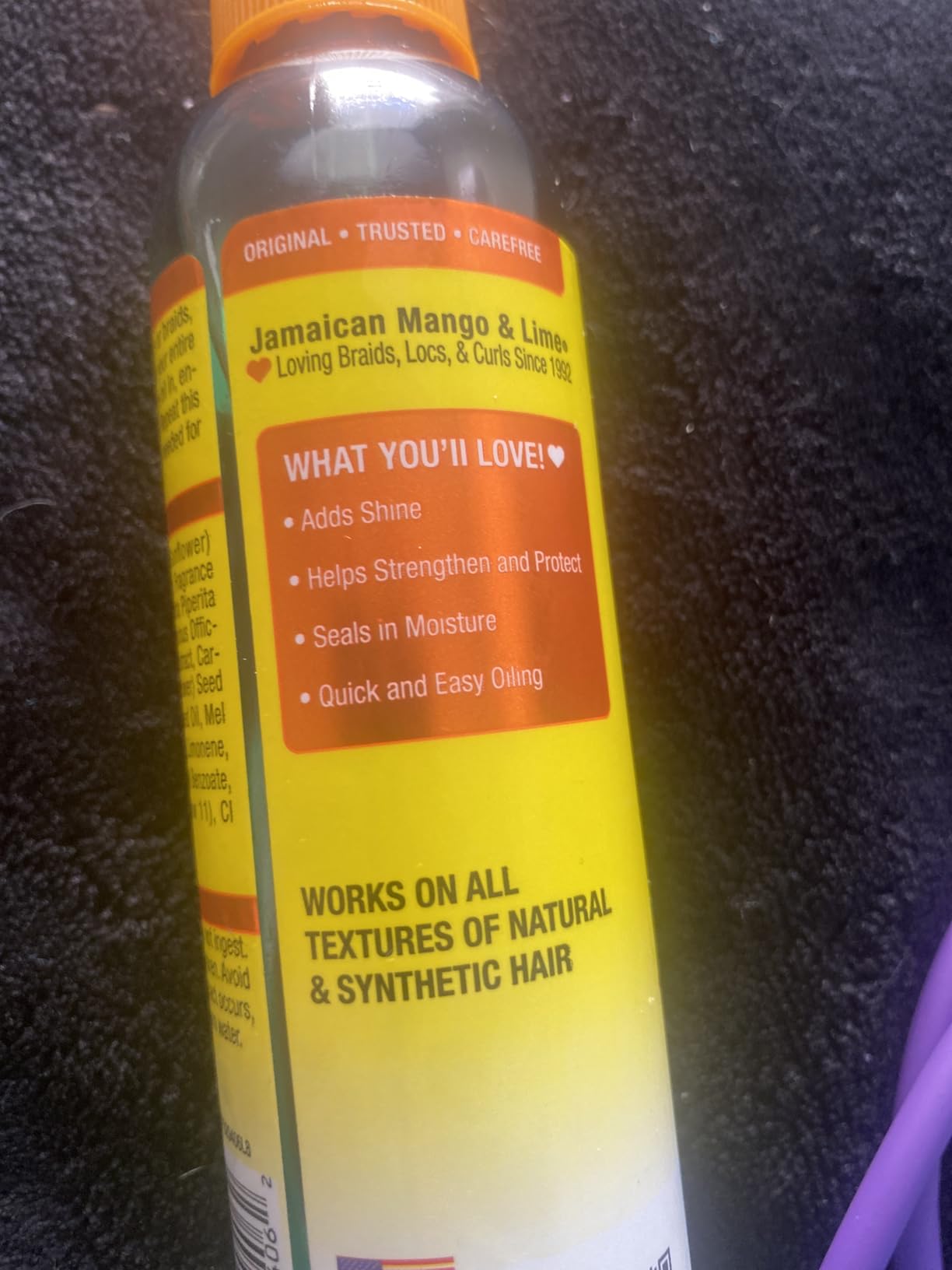Jamaican Mango & Lime Love Your Locs Hair N'Cense Spray - Lightweight Odor-Eliminating & Scalp Refresh Spray for Locs, Braids, Twists & Natural Hair 4 oz customer photo 1