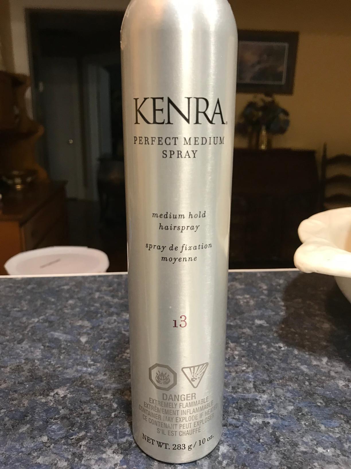 Kenra Professional Perfect Medium Spray 13 | Provides Styling Control Without Stiffness | Medium Hold | Fast-Drying Formulation | High Shine Finish | All Hair Types customer photo 1