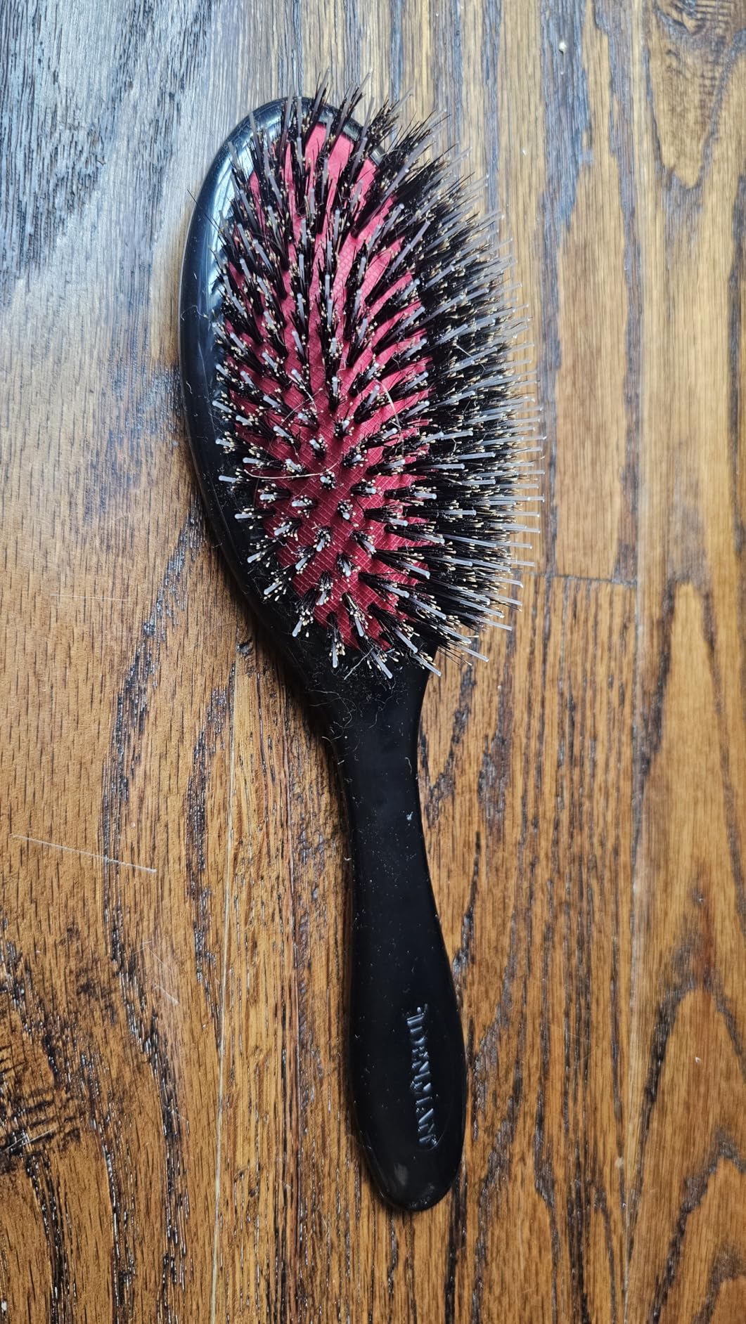 Denman Boar Bristle Hair Brush - Smoothing & Shine Enhancing for Slick Back Styles, Curl Defining & Detangling. Hairbrush with Natural Bristles for all Hair Types for Women & Men customer photo 1