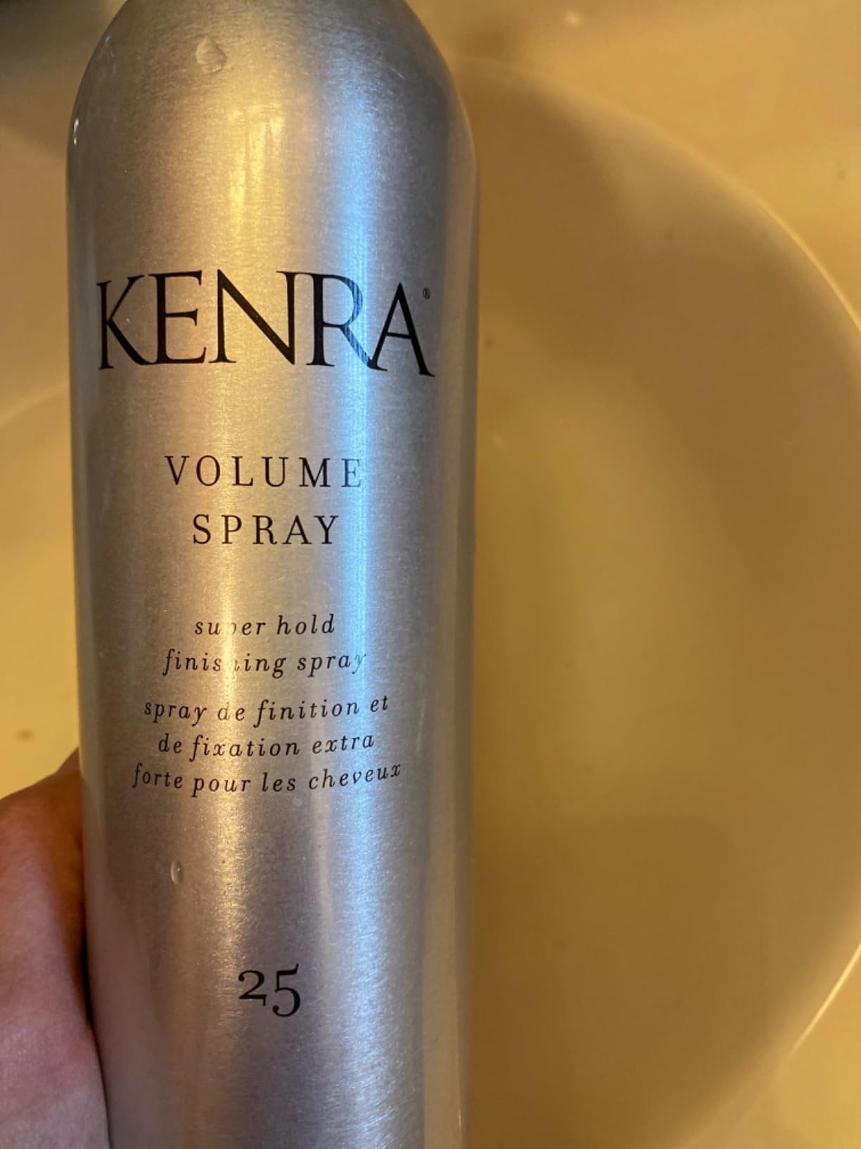 Kenra Professional Volume Spray 25 | Super Hold Finishing & Styling Hairspray | Flake-free & Fast-drying | Wind & Humidity Resistance | All Hair Types customer photo 2