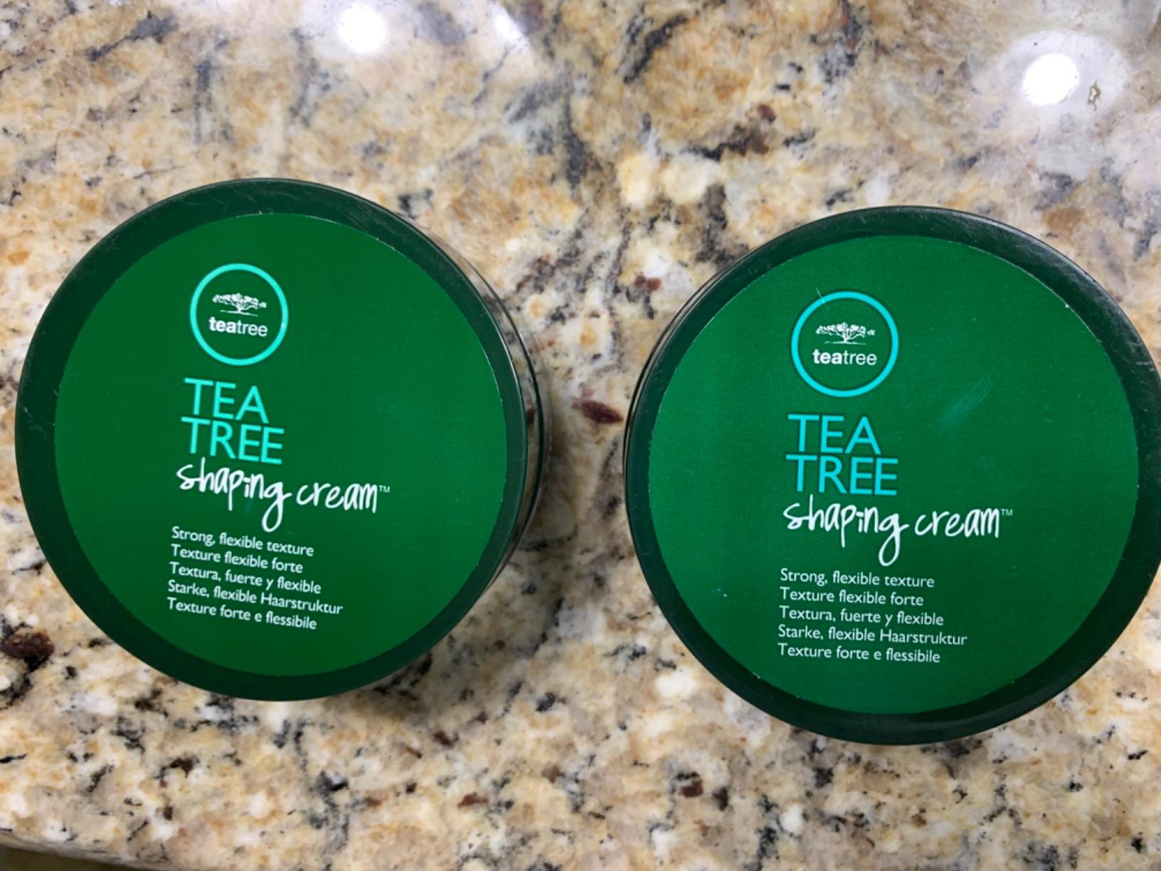 Tea Tree Shaping Cream, Hair Styling Cream, Long-Lasting Hold, Matte Finish, For All Hair Types customer photo 2