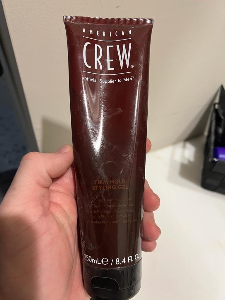 American Crew Men's Hair Styling Gel, High Hold & High Shine Finish, Non-Flaking, 8.4 fl oz customer photo 2