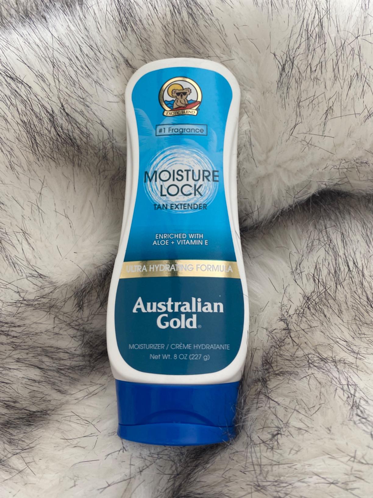Australian Gold Moisture Lock Tan Extender Moisturizing Lotion, 8 Ounce | Nourish Skin and Lock in Color | Enriched with Aloe & Vitamin E customer photo 2