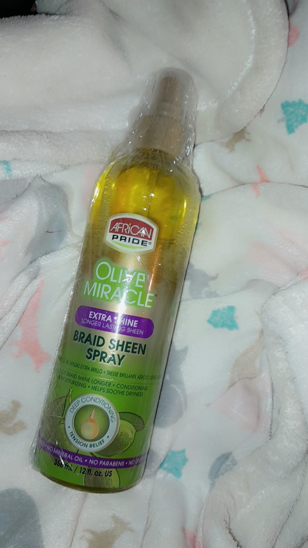 African Pride Braid Sheen Extra Spray, 12 Ounce customer photo 2