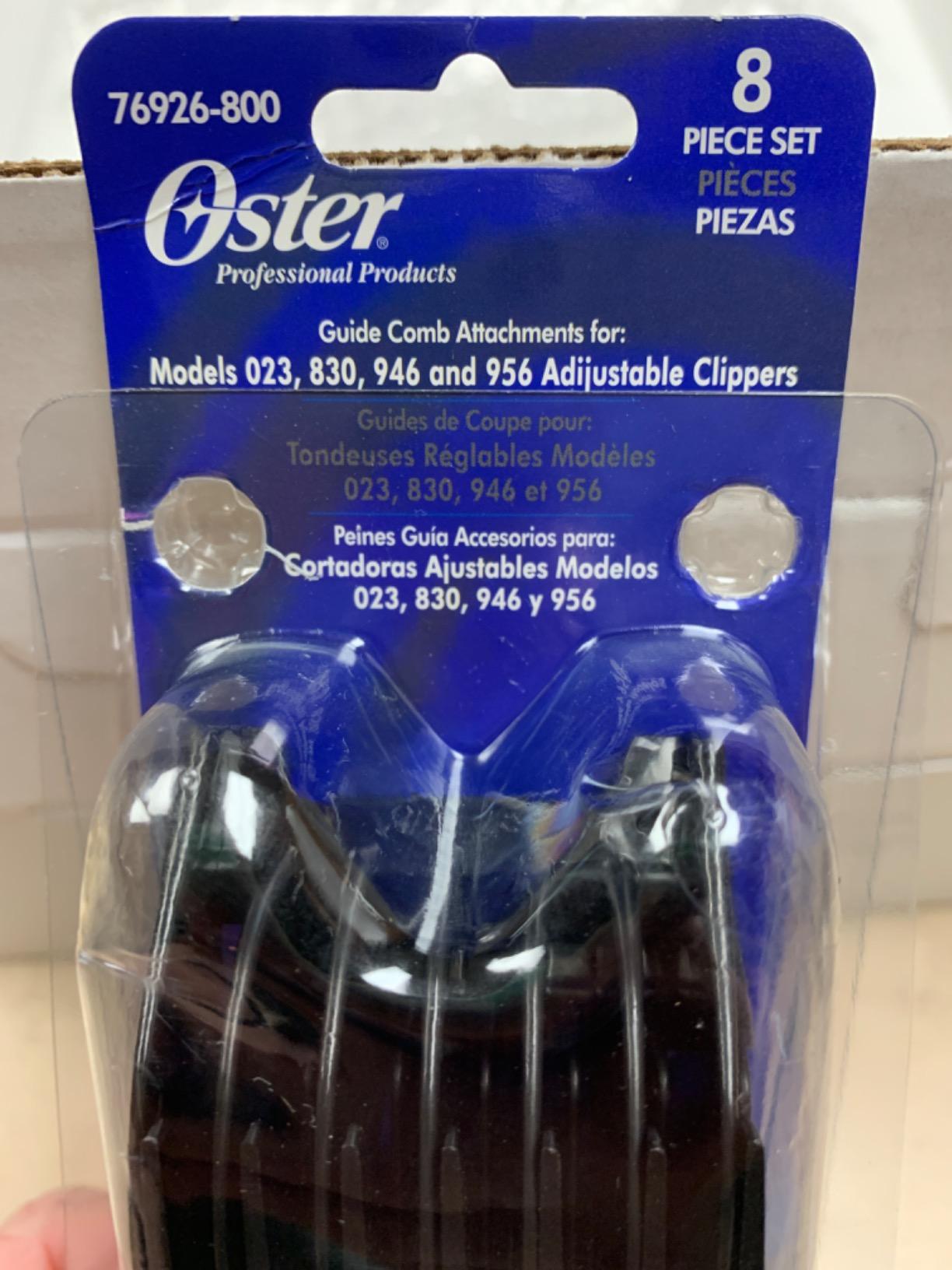 OSTER Classic 76 Hair Clipper Bundle - 2 items, includes pack of 8 plastic comb blades customer photo 2