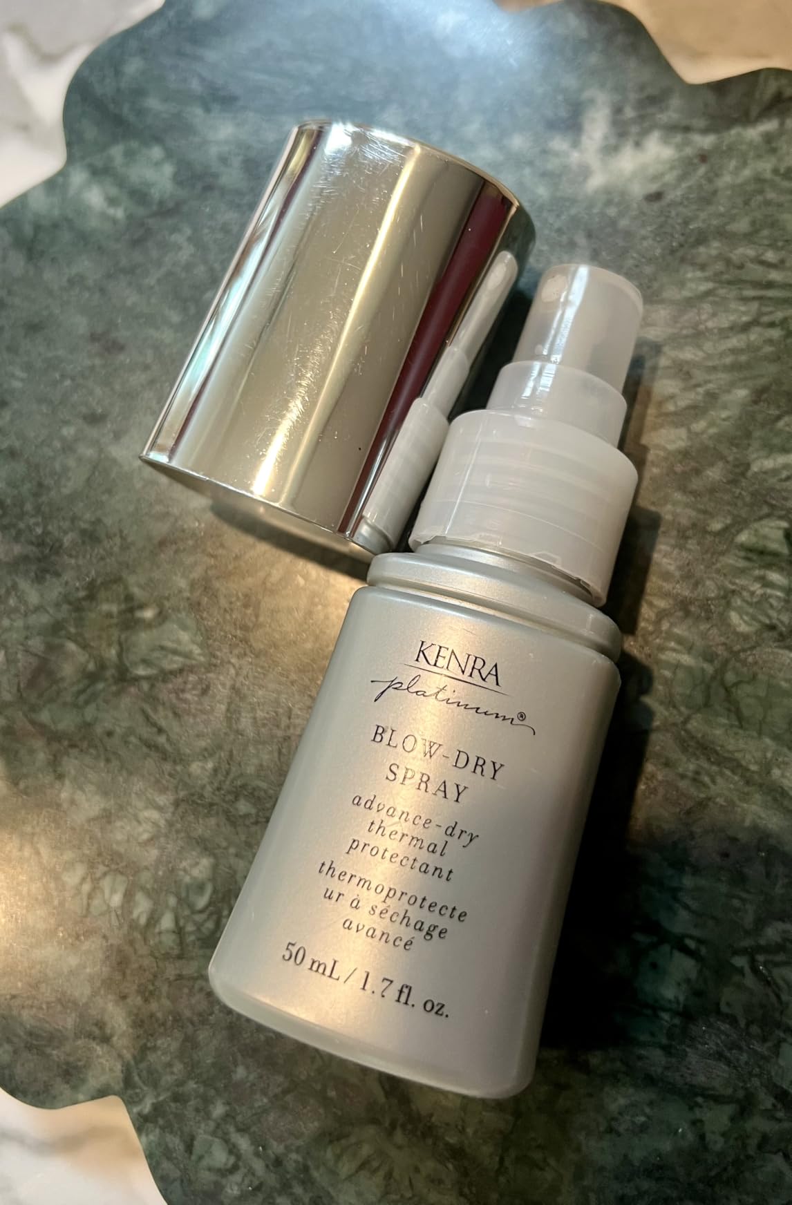 Kenra Platinum Blow-Dry Spray | Time-Saving Heat Protectant | Detangles, Smooths, and Softens | Eliminates Frizz & Resists Humidity | Medium To Coarse Hair customer photo 2