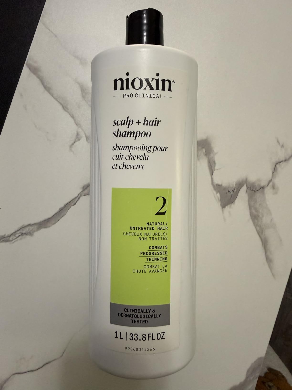 NIOXIN System 2 | Scalp Care | Shampoo | Hair Thickening | For Natural Hair with Progressed Thinning | Cleanse & Boost Hair Density with Niacinamide & Biotin customer photo 1