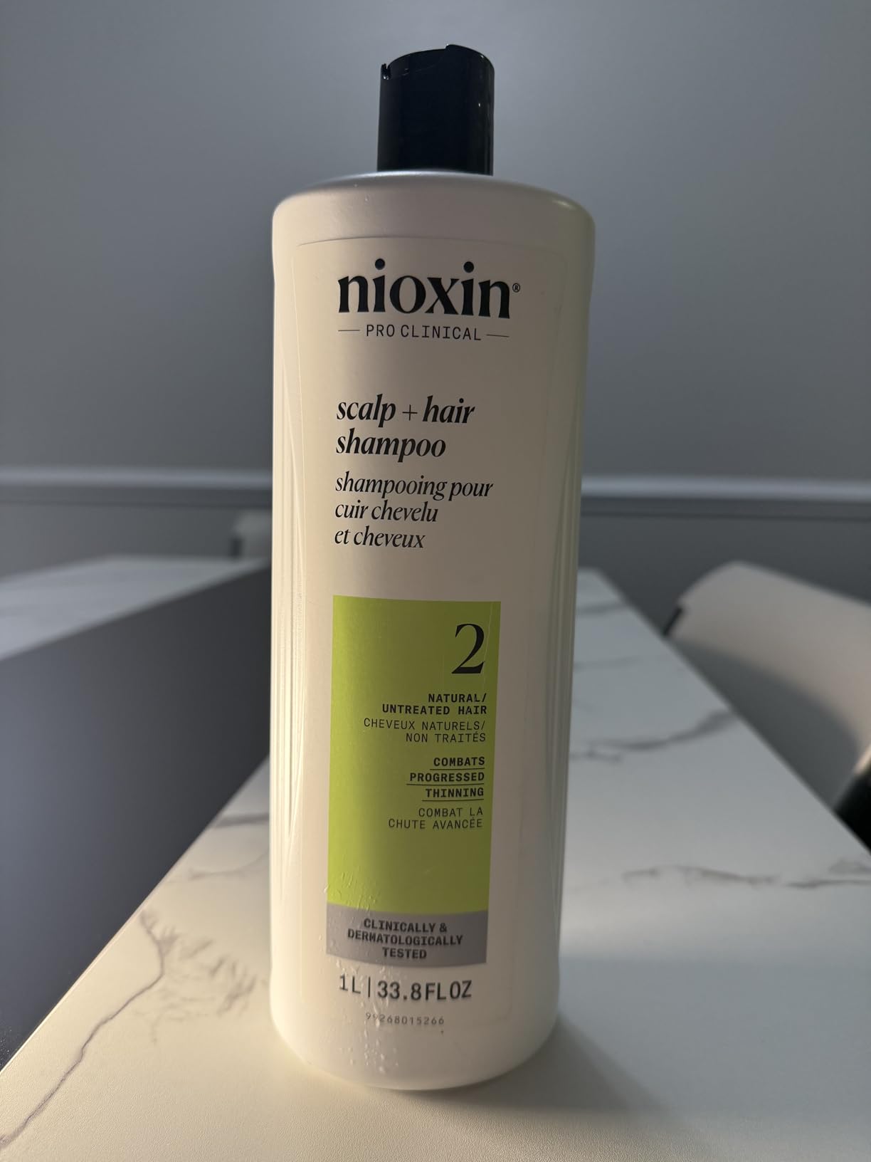NIOXIN System 2 | Scalp Care | Shampoo | Hair Thickening | For Natural Hair with Progressed Thinning | Cleanse & Boost Hair Density with Niacinamide & Biotin customer photo 2