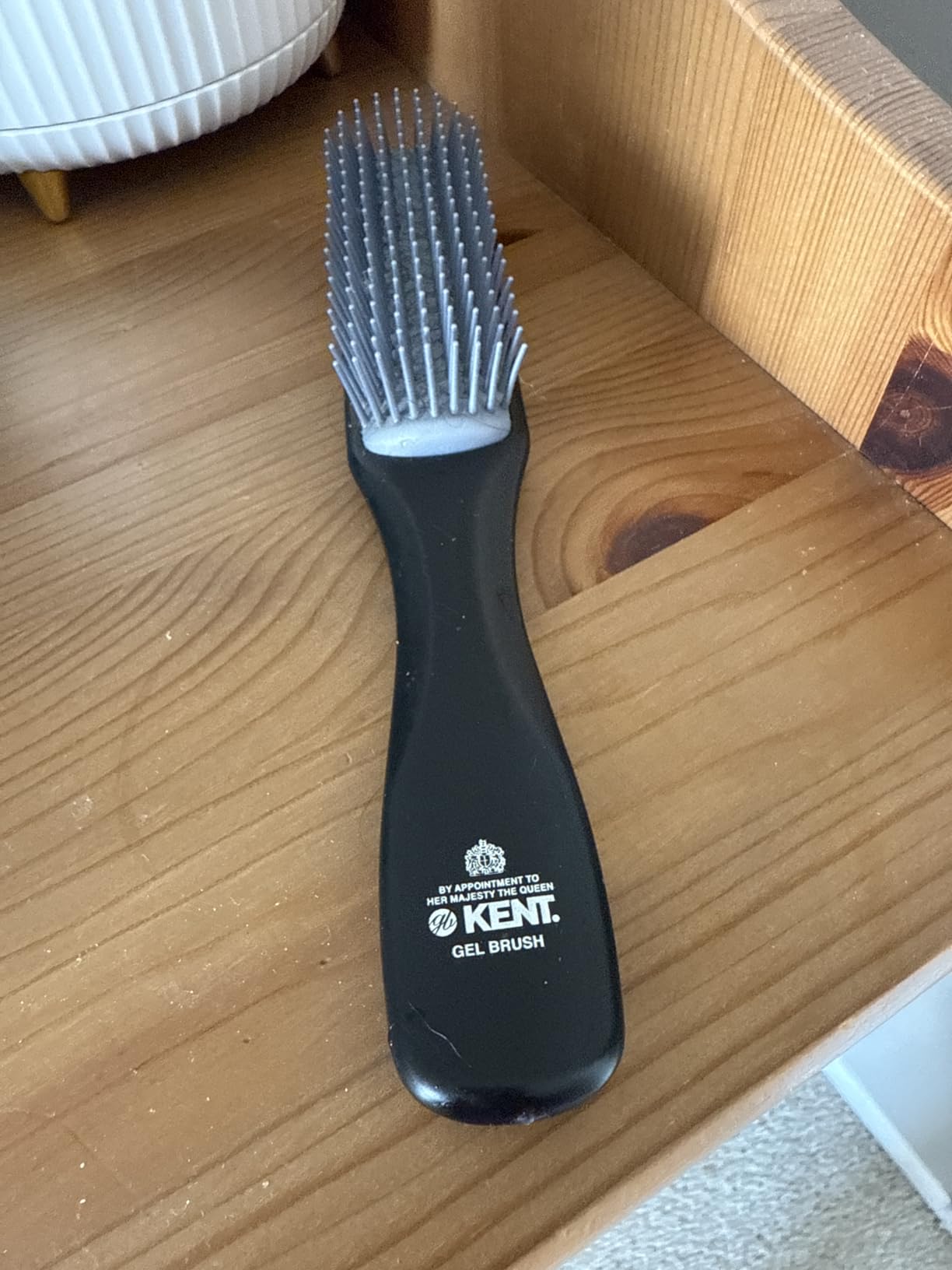 Kent KFM3 Gel Styling Hair Brush for Men, 9 Row Men's Hair Brush with Ionic Anti Static Bristles, Detangling and Smoothing Short to Medium Length Hair customer photo 1