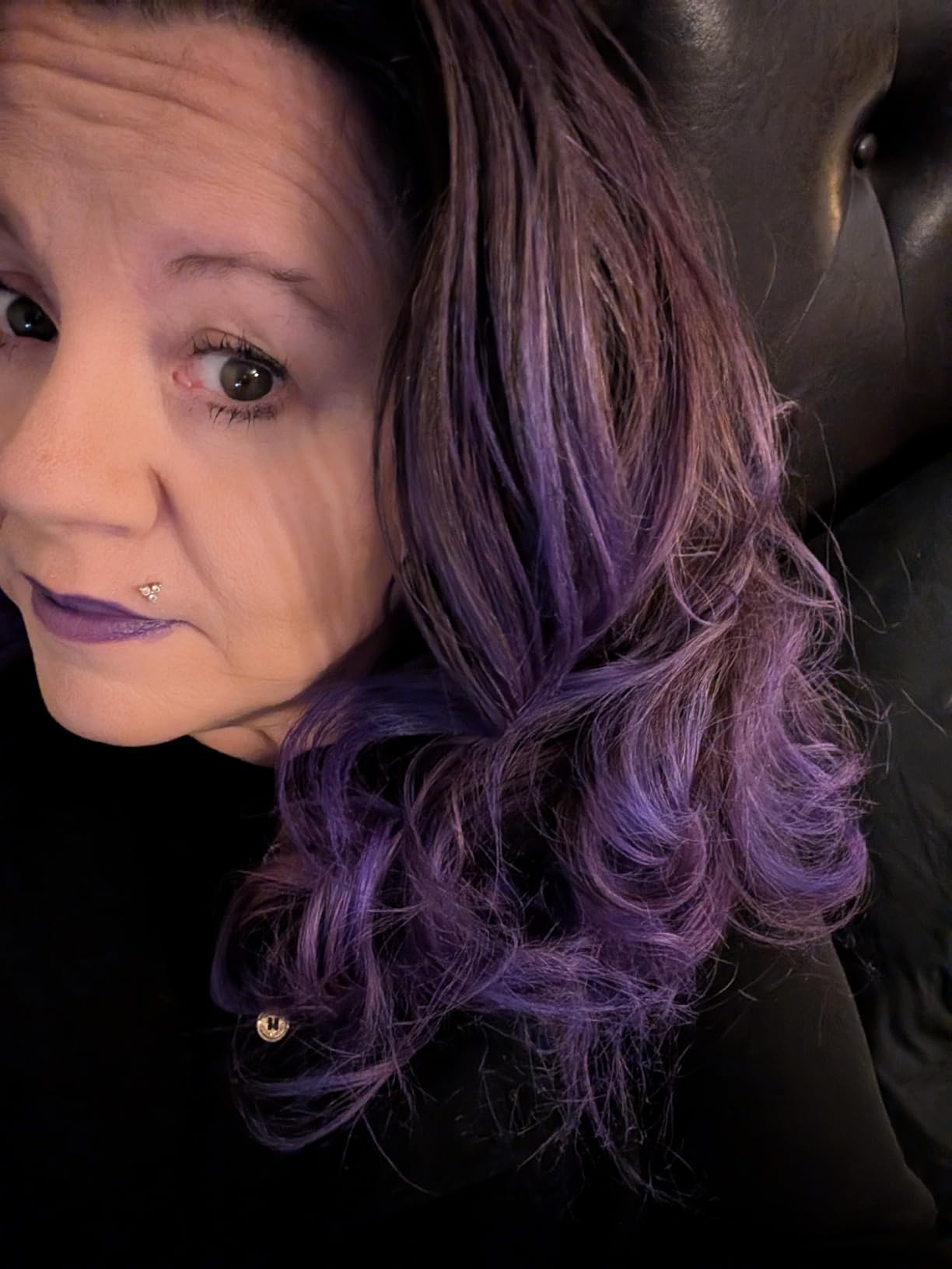 MANIC PANIC Classic Rockabilly Blue Semi Permanent Hair Color - True Neutral Blue Hair Dye for Women & Men That Lasts 4-6 Weeks - Vegan, Ammonia & Cruelty-Free - Create & Mix Custom Shades (4oz) customer photo 1