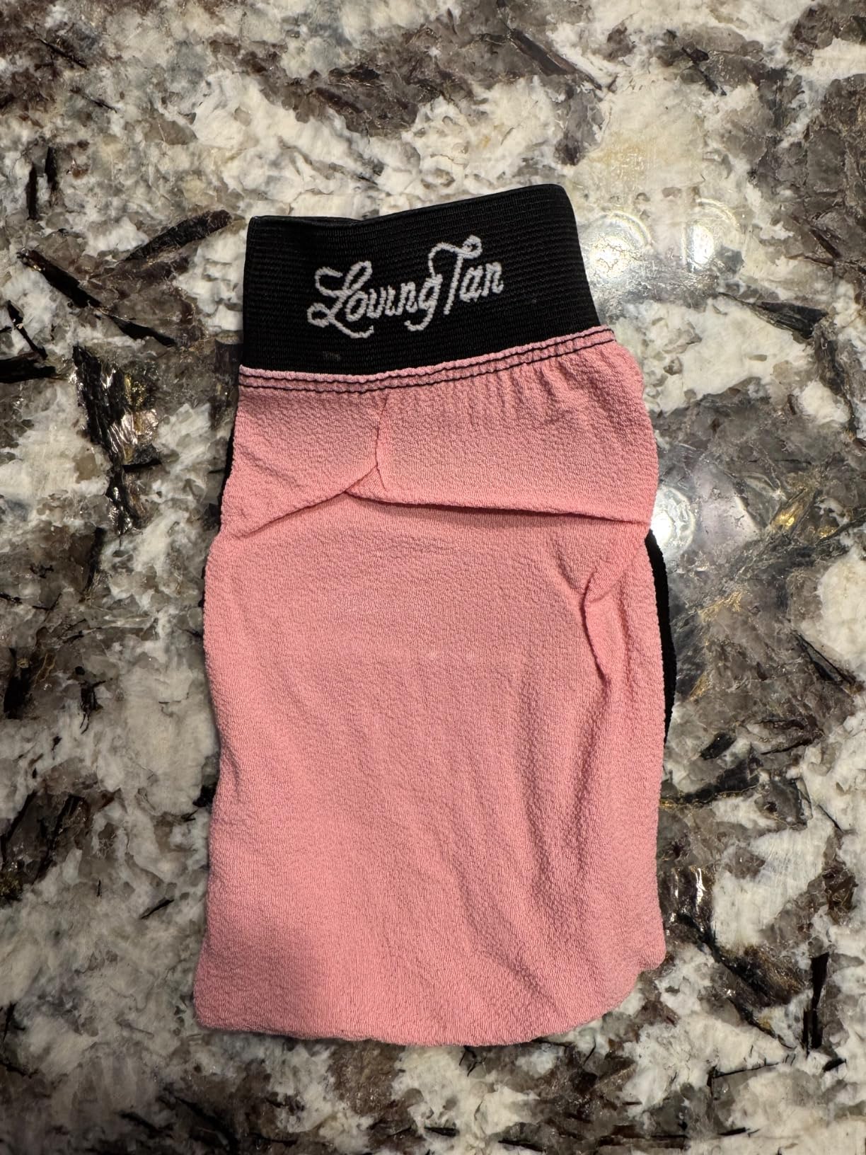 Loving Tan Reusable Self Tanner Removing & Skin Polishing Glove, Exfoliating With Light & Heavy Options, Washable & Durable Design, Suited for All Skin Types - 1 ct. customer photo 2