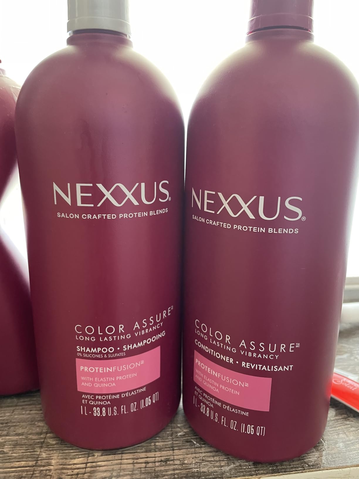 Nexxus Color Assure Color Care 2 Count for Vibrancy Shampoo, Conditioner Color Treated Hair Powered by Chromabond Sealer with Citric Acid 33.8 fl oz customer photo 1