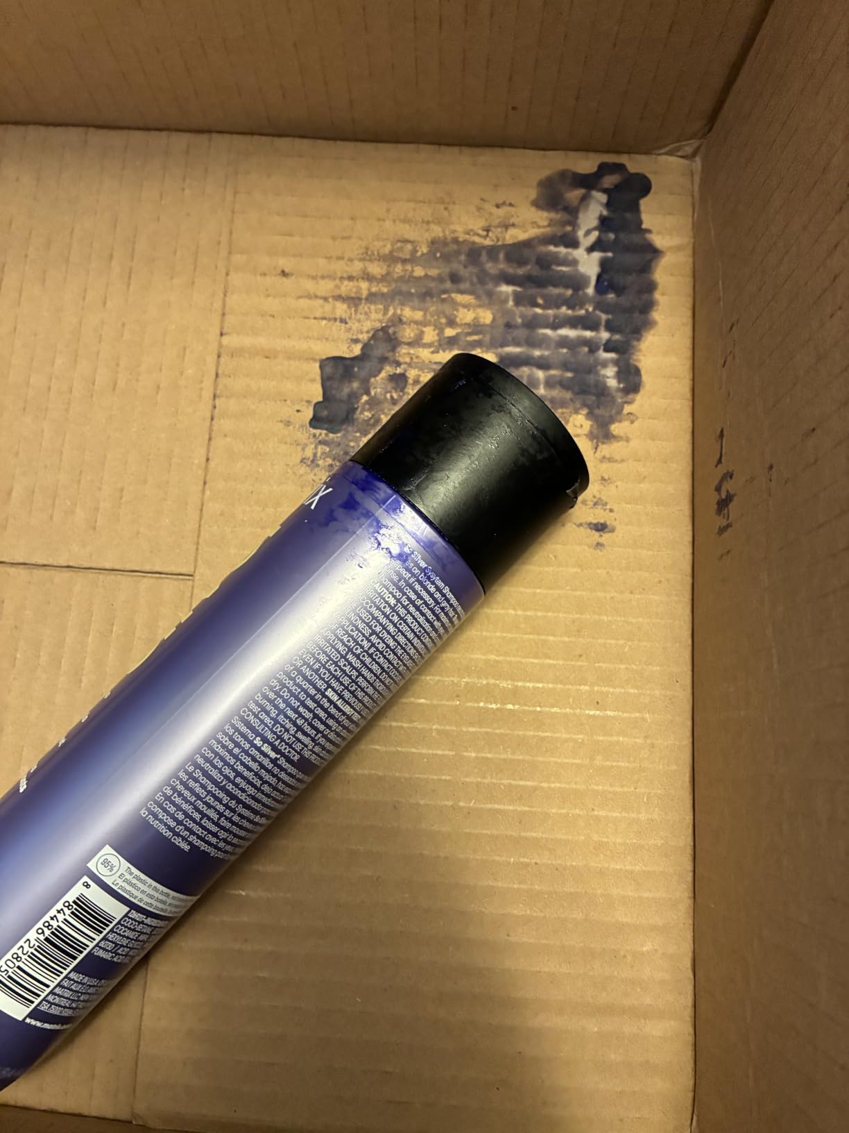 Matrix So Silver Purple Shampoo - Neutralizes Yellow Tones, Color Depositing, Brightening & Toning, For Color Treated, Blonde, Grey, White and Platinum Hair, Vegan customer photo 1