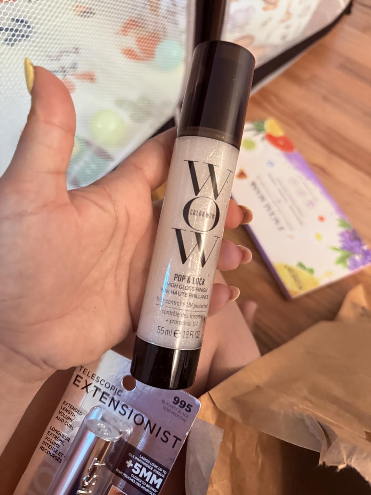 COLOR WOW Pop and Lock High Gloss Finish, Frizz Control Serum to Add Shine and Seal Split Ends customer photo 1