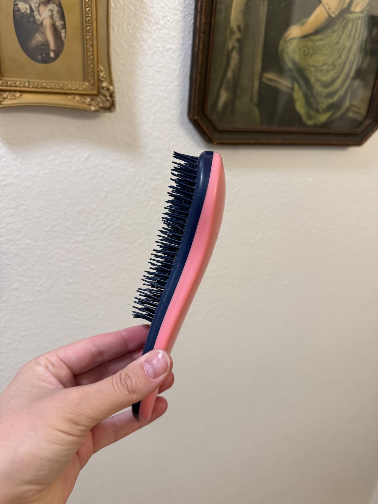 Crave Naturals Glide Thru Hair Brush - Detangler Brush for Curly, Straight, Wet or Dry Hair - Gentle Detangling for Adults, Kids, Toddlers customer photo 1