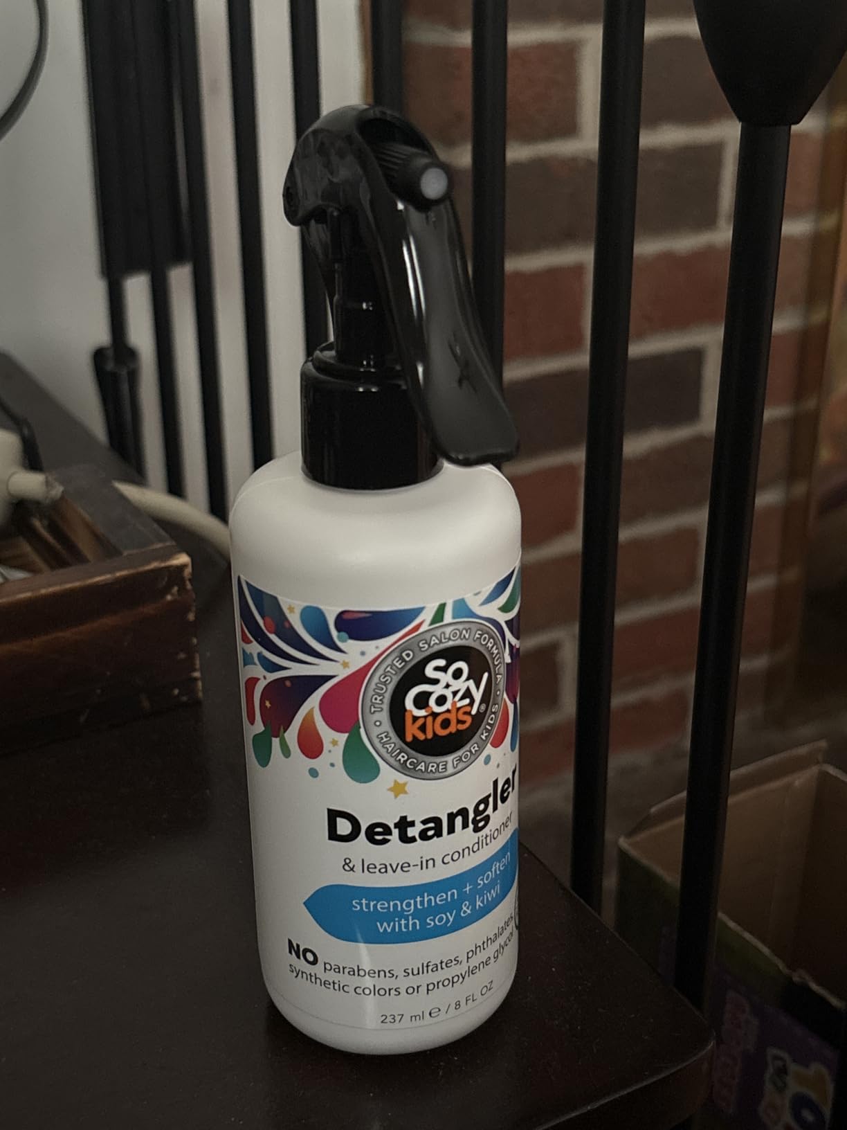SoCozy Detangler Leave-In Conditioner Spray For Kids Hair, Fruity-Tutti, 8 Fl Oz (Pack of 1) customer photo 2