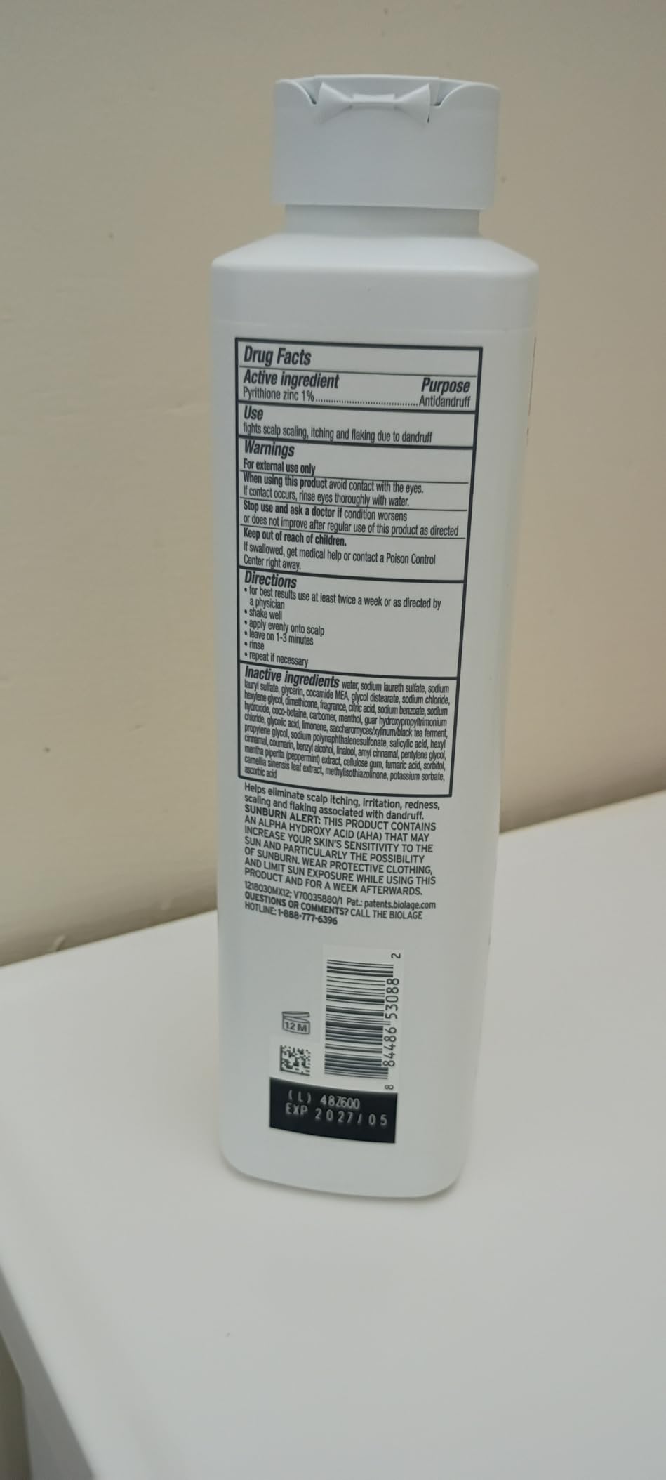 Biolage Scalp Sync Anti-Dandruff Shampoo - Controls Itchy Scalp, Deeply Cleanses Hair, Moisturizing Shampoo For Dandruff Relief, For Scalp and Hair Health, Vegan & Cruelty-Free customer photo 1