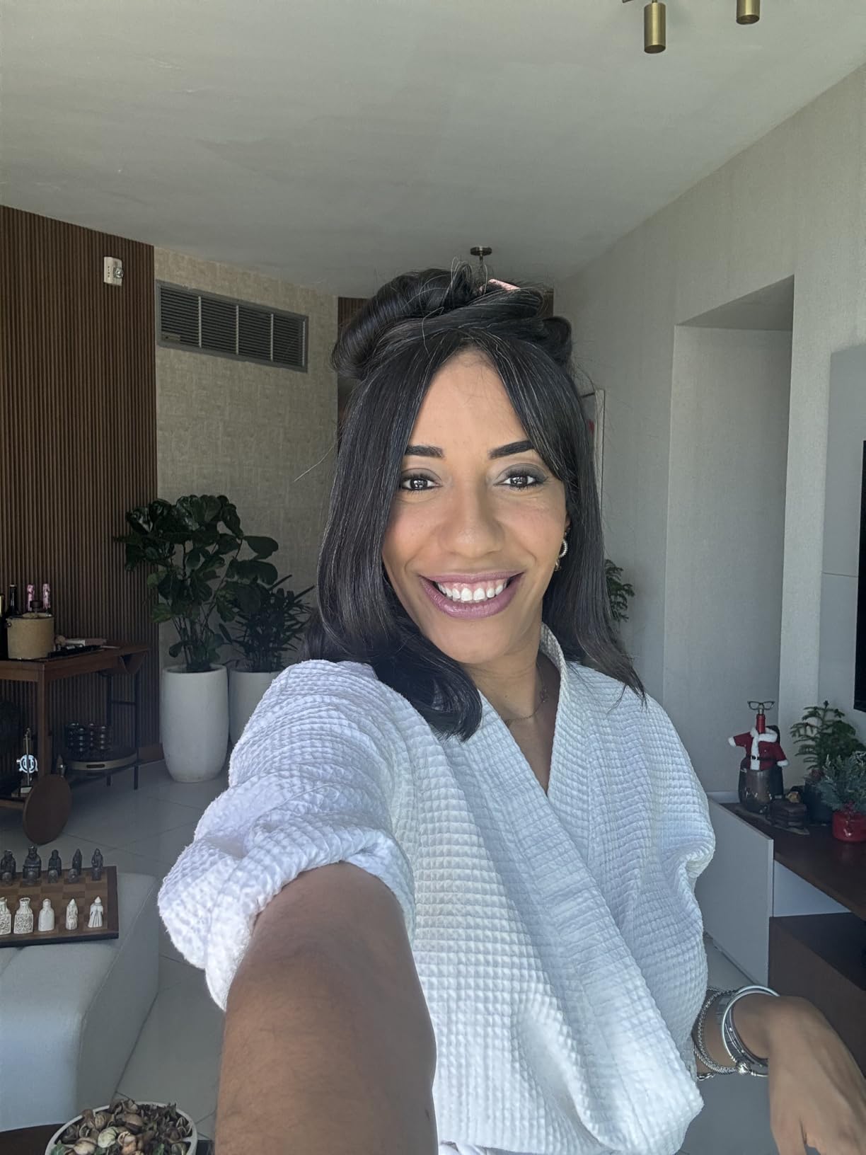 Lightweight Waffle Knit Bath, Spa & Bridesmaids Kimono Short Robes for Women - Quick Dry & Soft customer photo 2