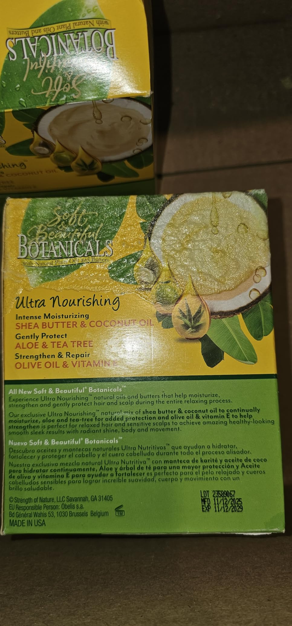 Soft & Beautiful Botanicals No-Lye Sensitive Scalp Relaxer Coarse 1 application customer photo 2