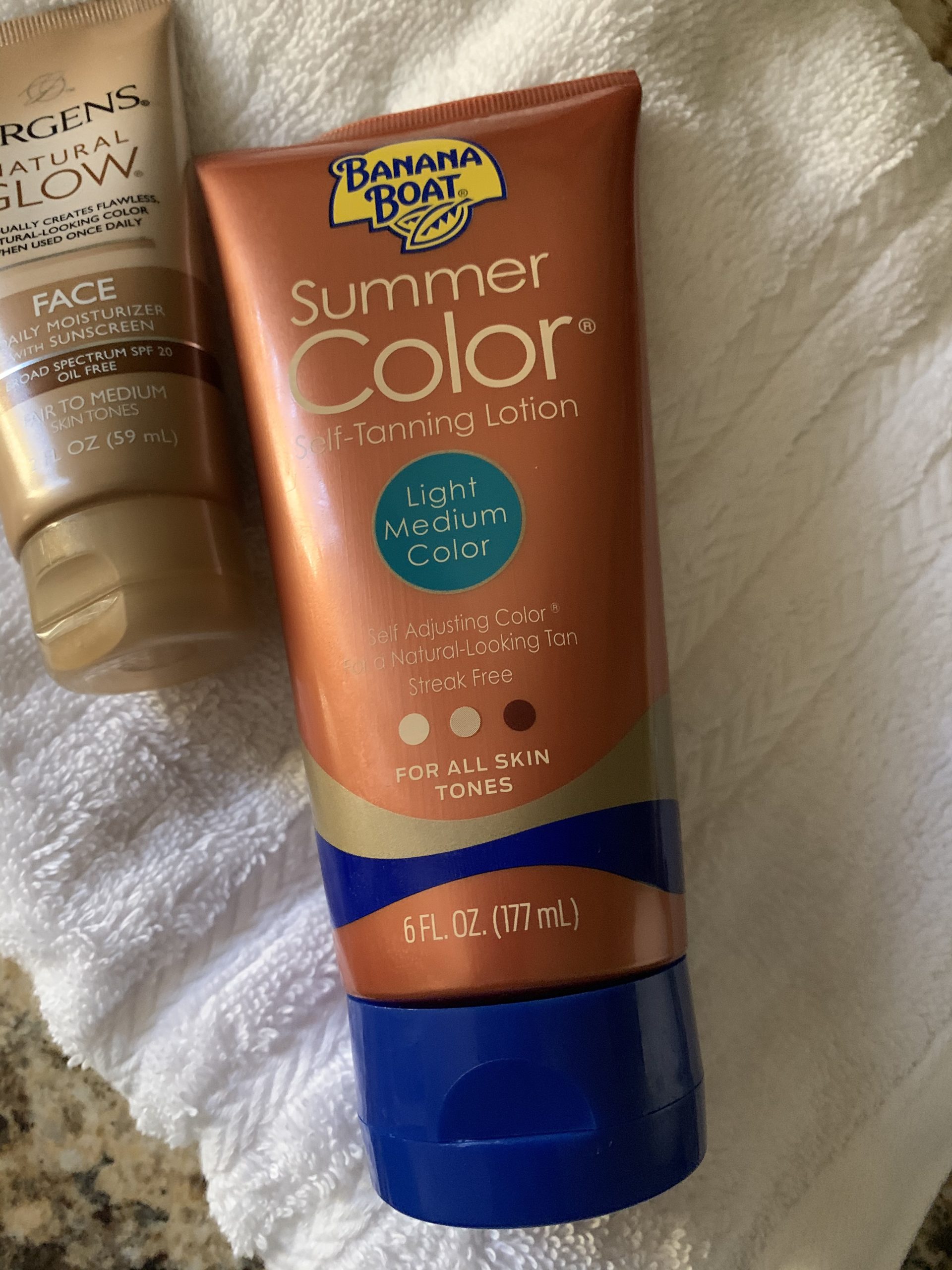 Banana Boat Summer Color Self Tanning Lotion, 6oz | Light Medium Color for All Skin Tones, Self Tanner Lotion, Sunless Tan customer photo 1