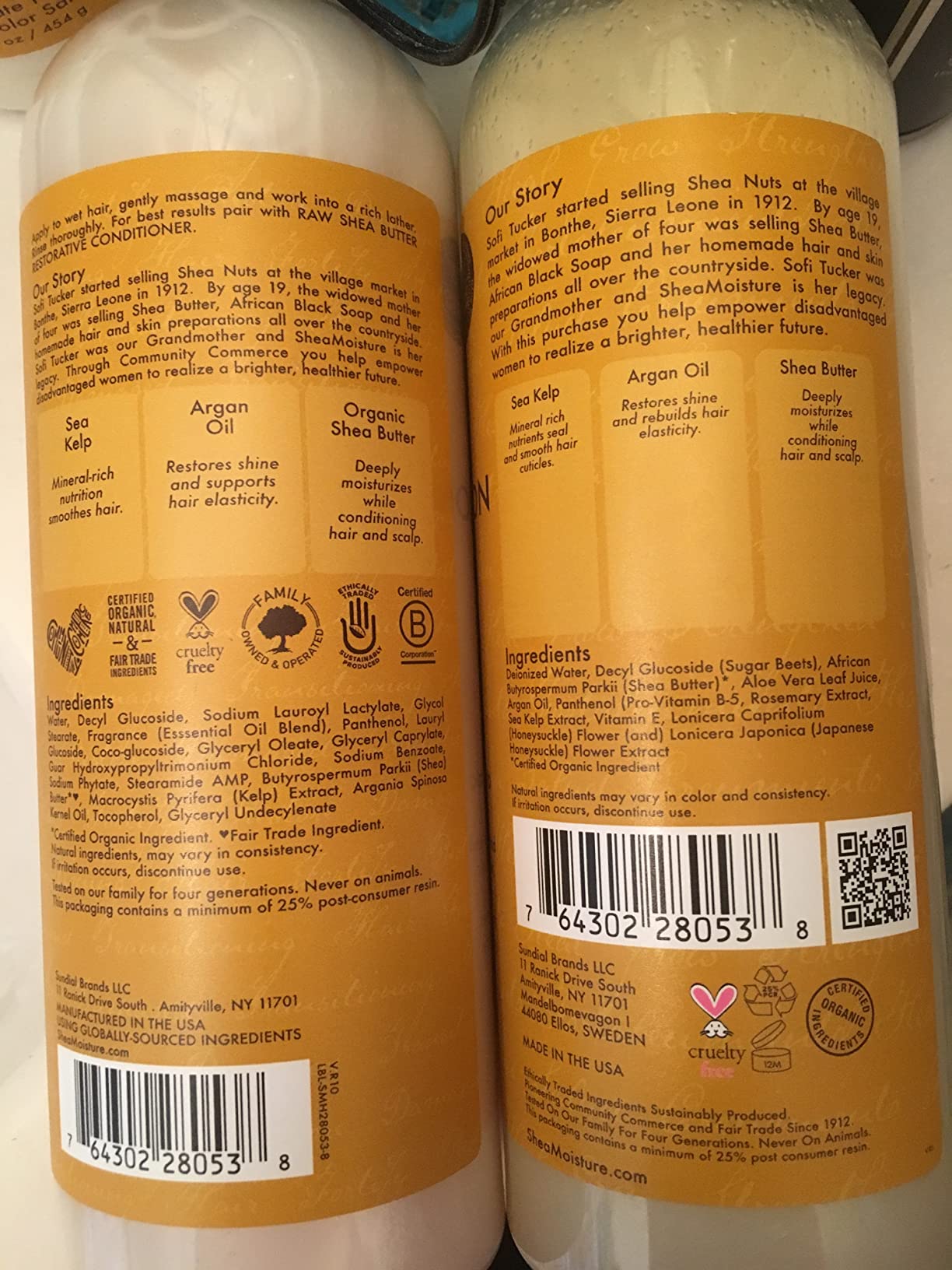 SheaMoisture Bond Repair Shampoo & Conditioner Set with Hair Strengthening Amla Oil + Prep Cream, Silk Press Hair Products for Frizz Control, Heat Protection, Anti-Humidity customer photo 1