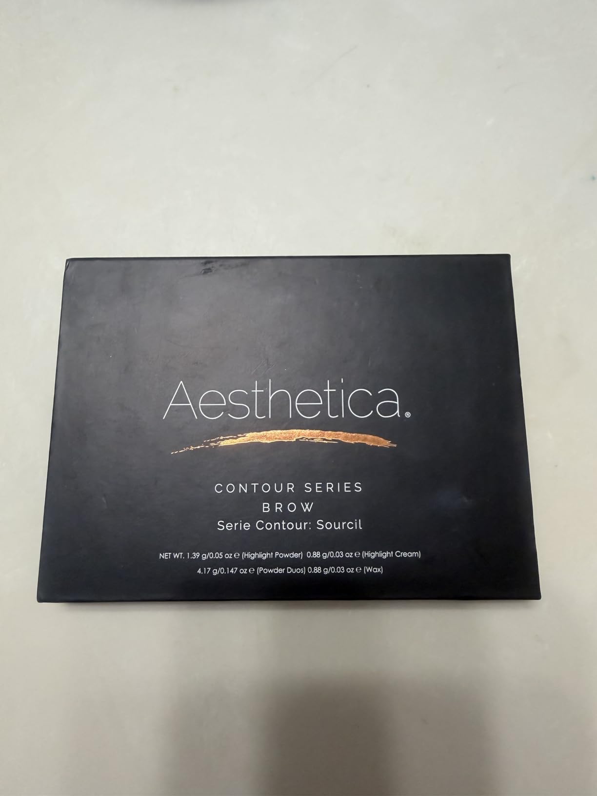 Aesthetica Brow Contour Kit 16-Piece Eyebrow Makeup Palette Set | 6 Eyebrow Powders, 5 Eyebrow Stencils, Spoolie/Brush Duo, Tweezers, Eye Brow Wax, Highlighter, Birthday Gifts For Women customer photo 1