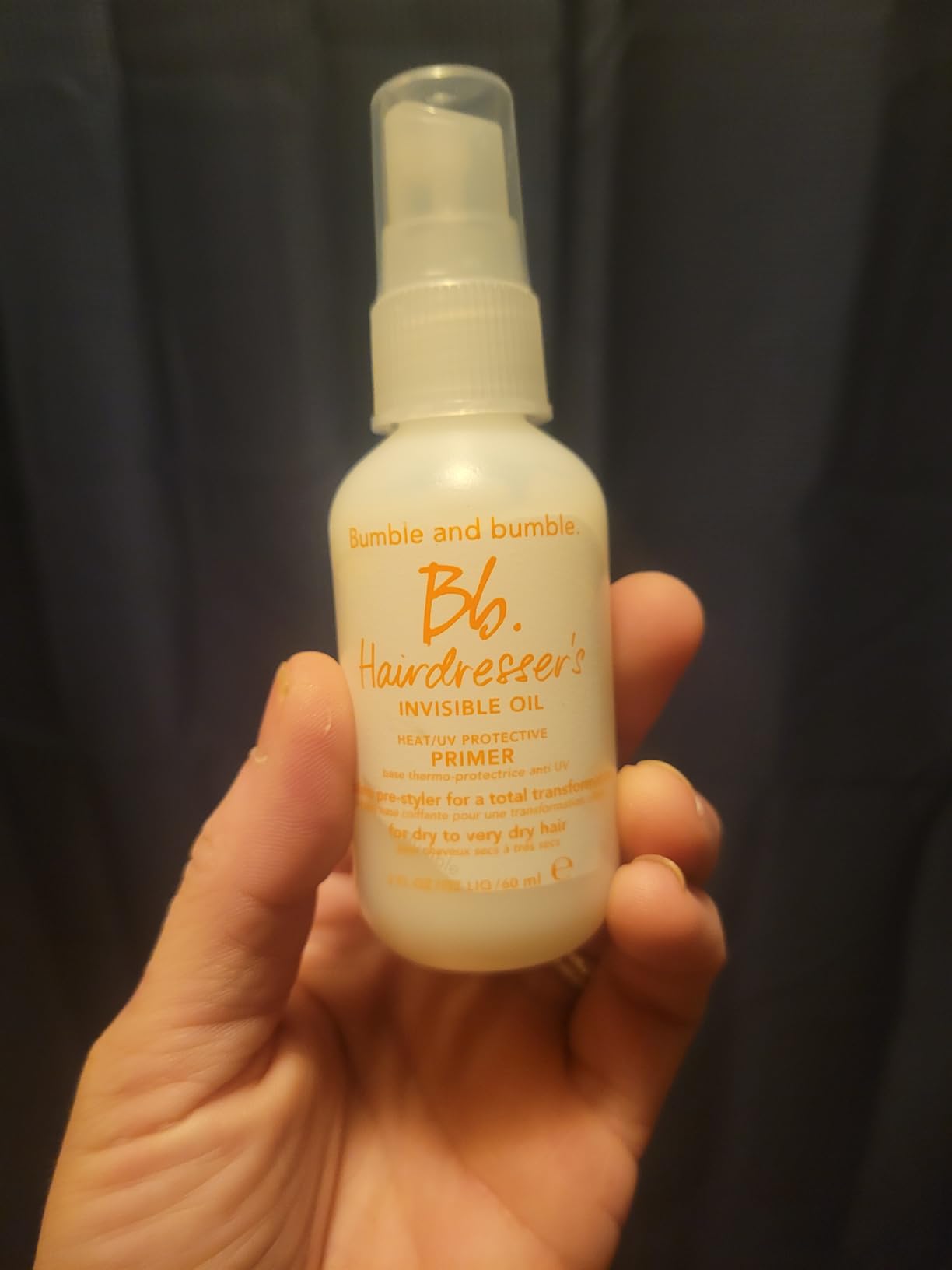 Bumble and bumble Hairdresser's Invisible Oil Heat/UV Protection Leave-In Conditioner Hair Primer | Hydrating, Anti Frizz, Color Safe | All Hair Types and Textures | With Argan + Coconut Oil customer photo 2