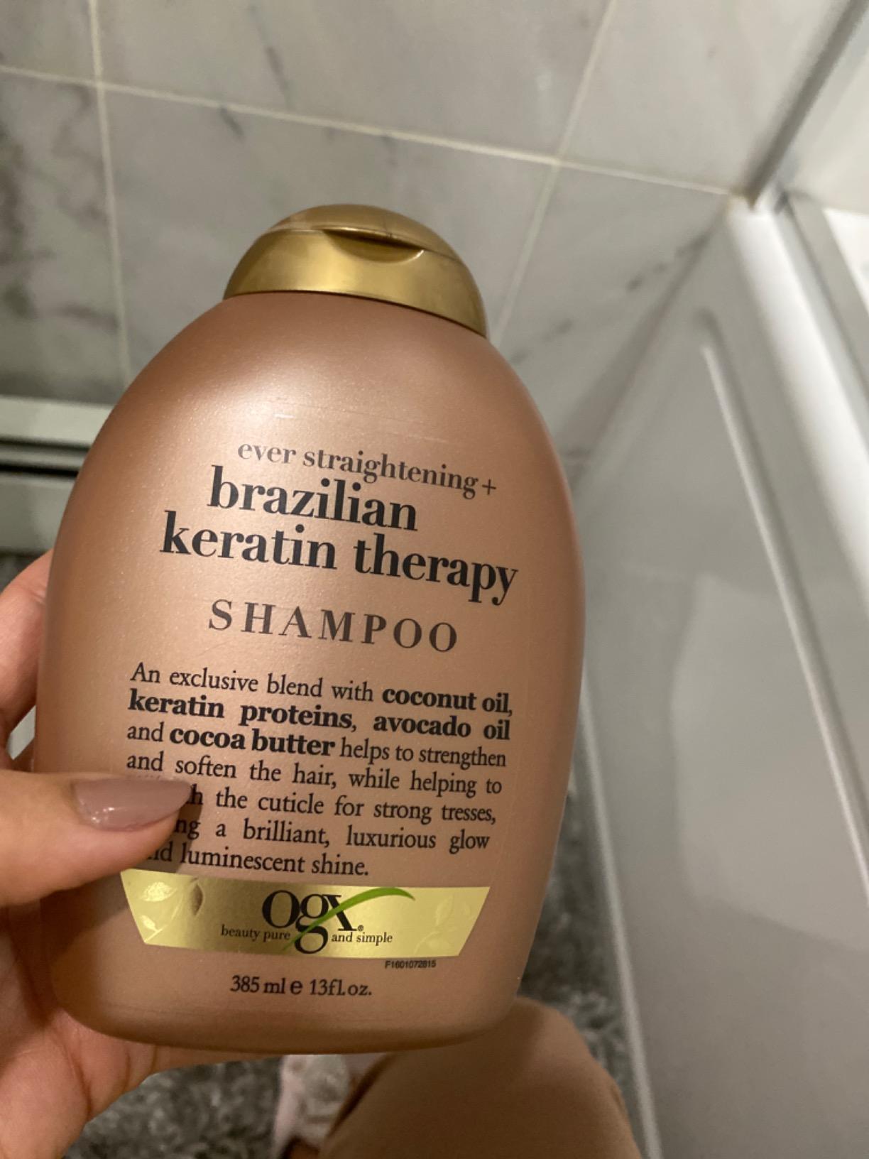 Organix Ever Straight Brazilian Keratin Therapy Shampoo - 13 fl oz customer photo 1