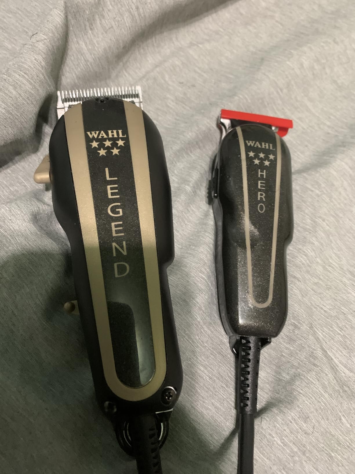 Wahl Professional 5-Star Barber Combo, Corded Legend Clipper & Hero T-Blade Trimmer Set, Black/Gold Finish customer photo 2