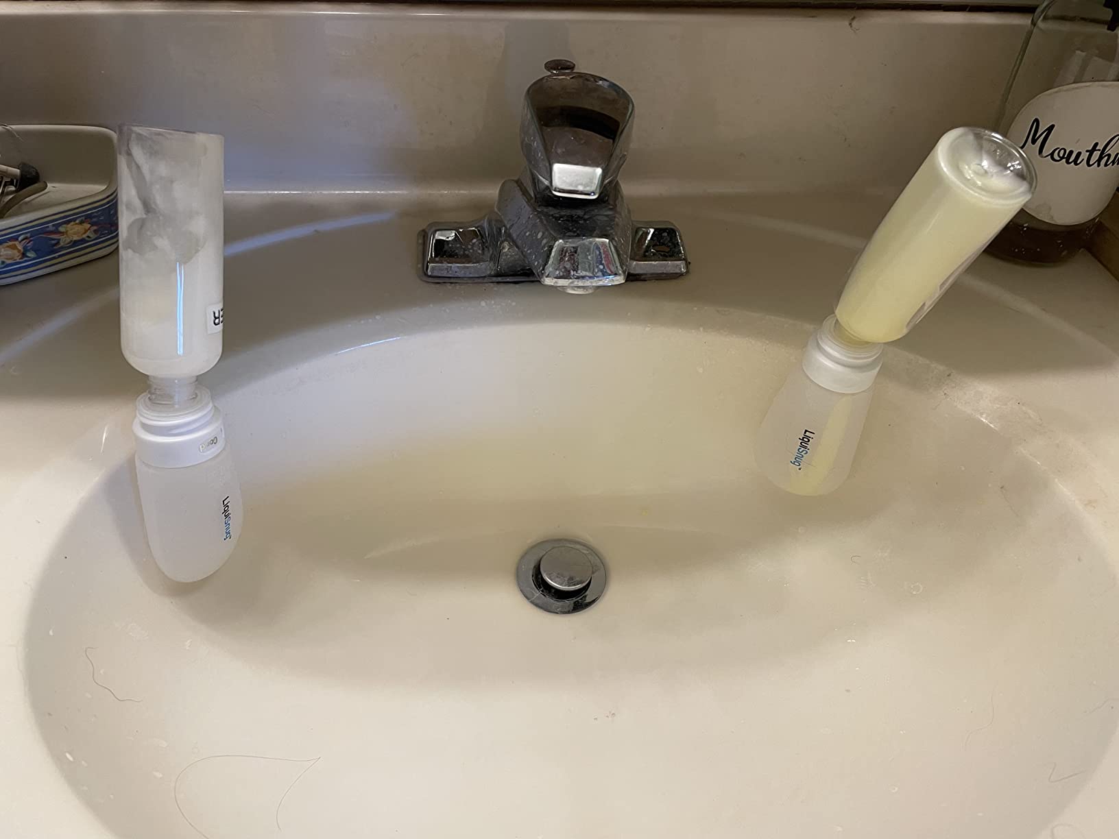 LiquiSnugs Premium - 100% Guaranteed Leak Proof Silicone Travel Bottles For Toiletries - TSA Approved Container. Premium Range Travel Shampoo Bottles with Suction Cups and Adjustable Labels customer photo 2