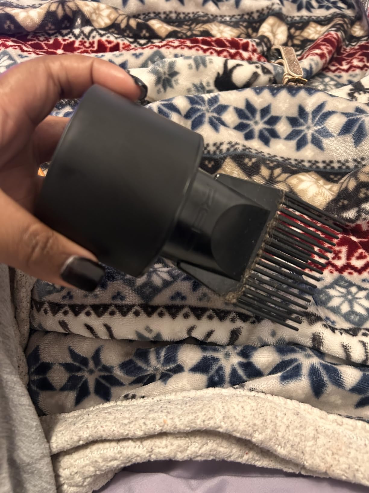 RED by KISS Universal Hair Dryer Nozzle Perfect Fit Dual Grip Short UPIK01 customer photo 2