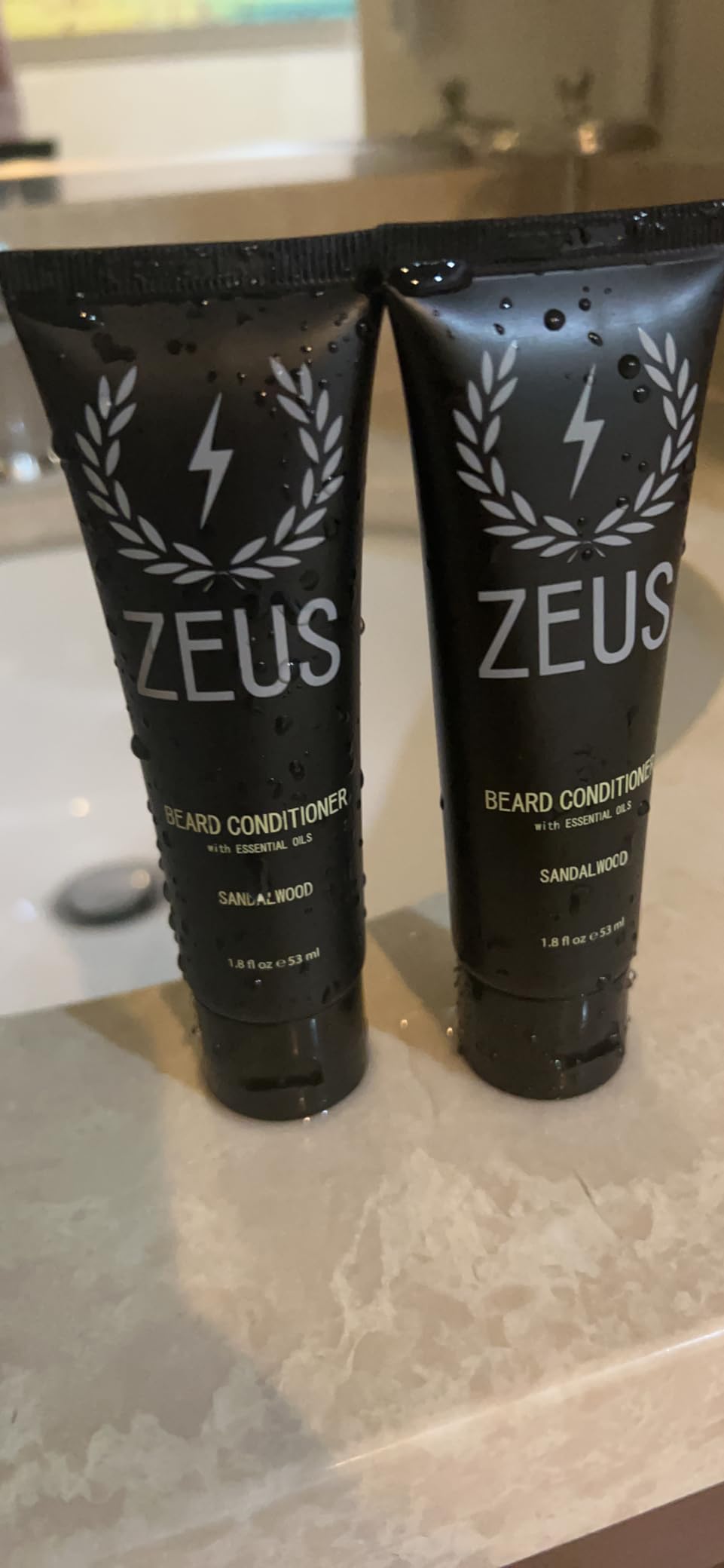 ZEUS Travel Beard Wash & Conditioner for Men, TSA Ready (Verbena Lime) | Carry-On Beard Care Duo with Green Tea & Essential Oils for Softer, Flake-Free Healthier Beard Growth (Made in USA) customer photo 1