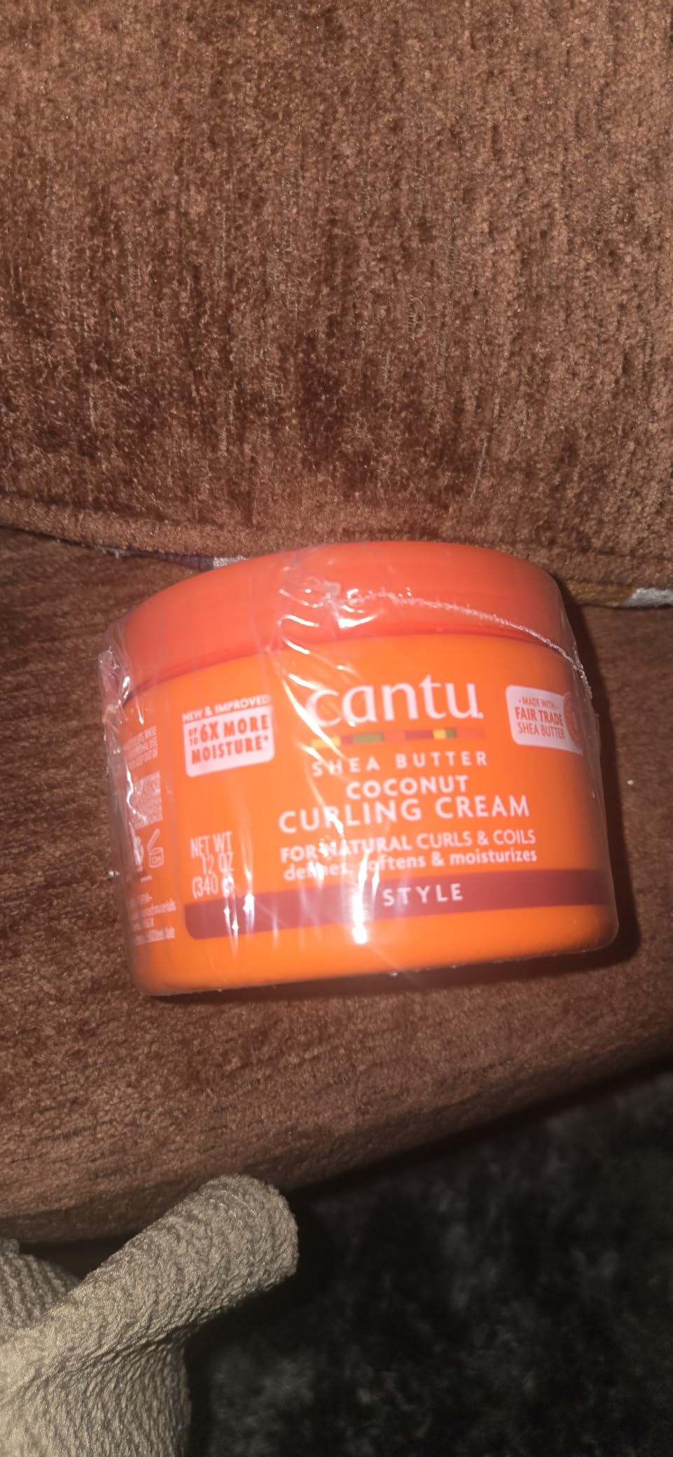 Cantu Coconut Curling Cream with Shea Butter for Natural Hair, 12 oz customer photo 1