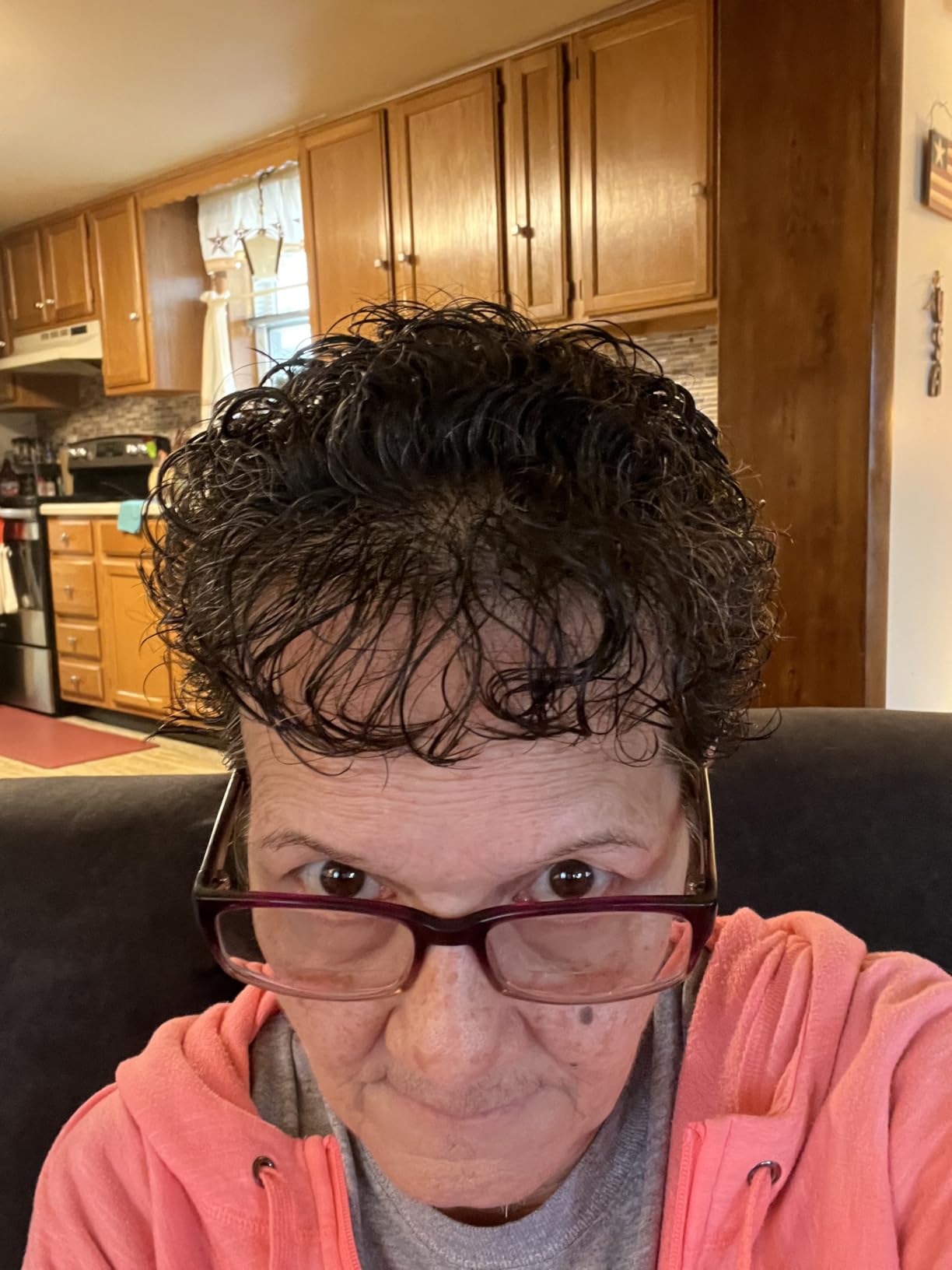 Maui Moisture Curl Quench + Coconut Oil Hydrating Curl Cream Smoothie, Curly Hair Styling Cream with Coconut Oil & Papaya Butter Helps Tame Frizz & Enhance Softness, Silicone Free, 12 oz customer photo 2