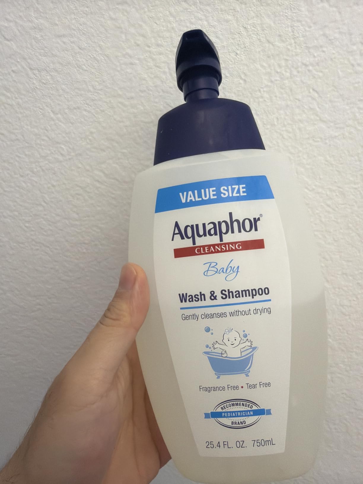 Aquaphor Baby Body Wash and Shampoo, Gentle Formula, 24.4 FL OZ | Tear Free Shampoo and Body Wash for Baby, Gently Cleanses, Non-Drying and Fragrance Free, Pediatrician Recommended Brand customer photo 1