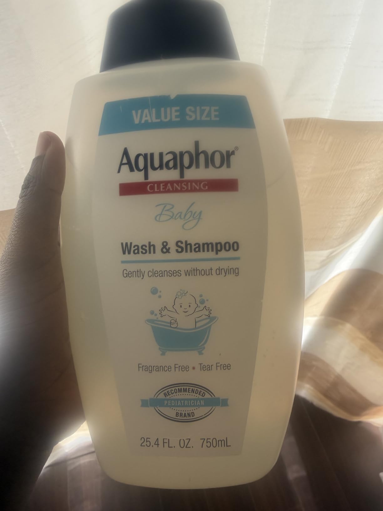 Aquaphor Baby Body Wash and Shampoo, Gentle Formula, 24.4 FL OZ | Tear Free Shampoo and Body Wash for Baby, Gently Cleanses, Non-Drying and Fragrance Free, Pediatrician Recommended Brand customer photo 2