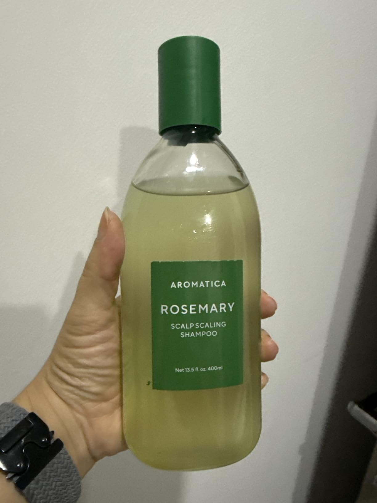AROMATICA Rosemary Scalp Scaling Shampoo for Hair Growth | Korean Hair Care for Thinning Hair & Hair Loss, Natural Essential Oil, Vegan, Sulfate Silicone Paraben Free (13.53 oz) customer photo 1