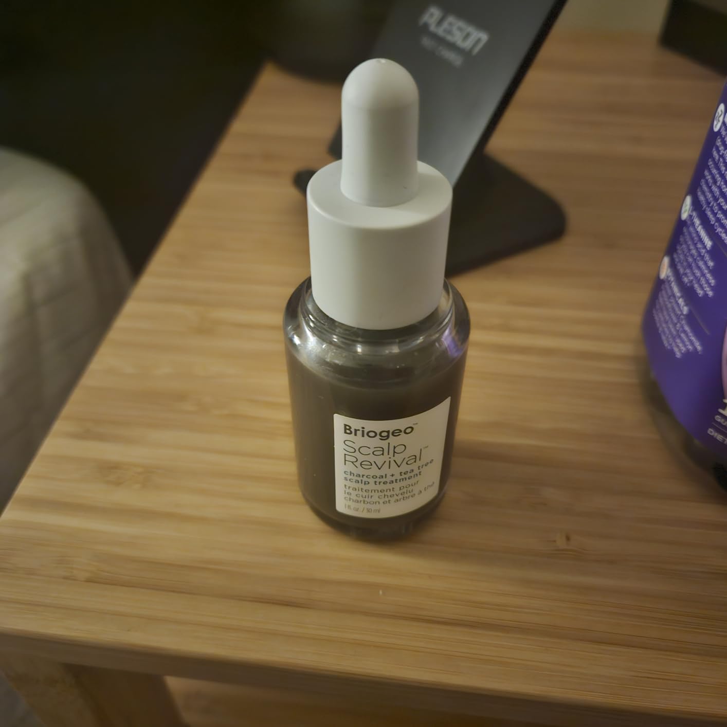 Briogeo Scalp Revival Charcoal + Tea Tree Scalp Treatment, Leave-In Serum, For Dry, Flaky, or Itchy Scalp, Hydrating & Balancing, Vegan & Cruelty Free, 1 oz customer photo 2