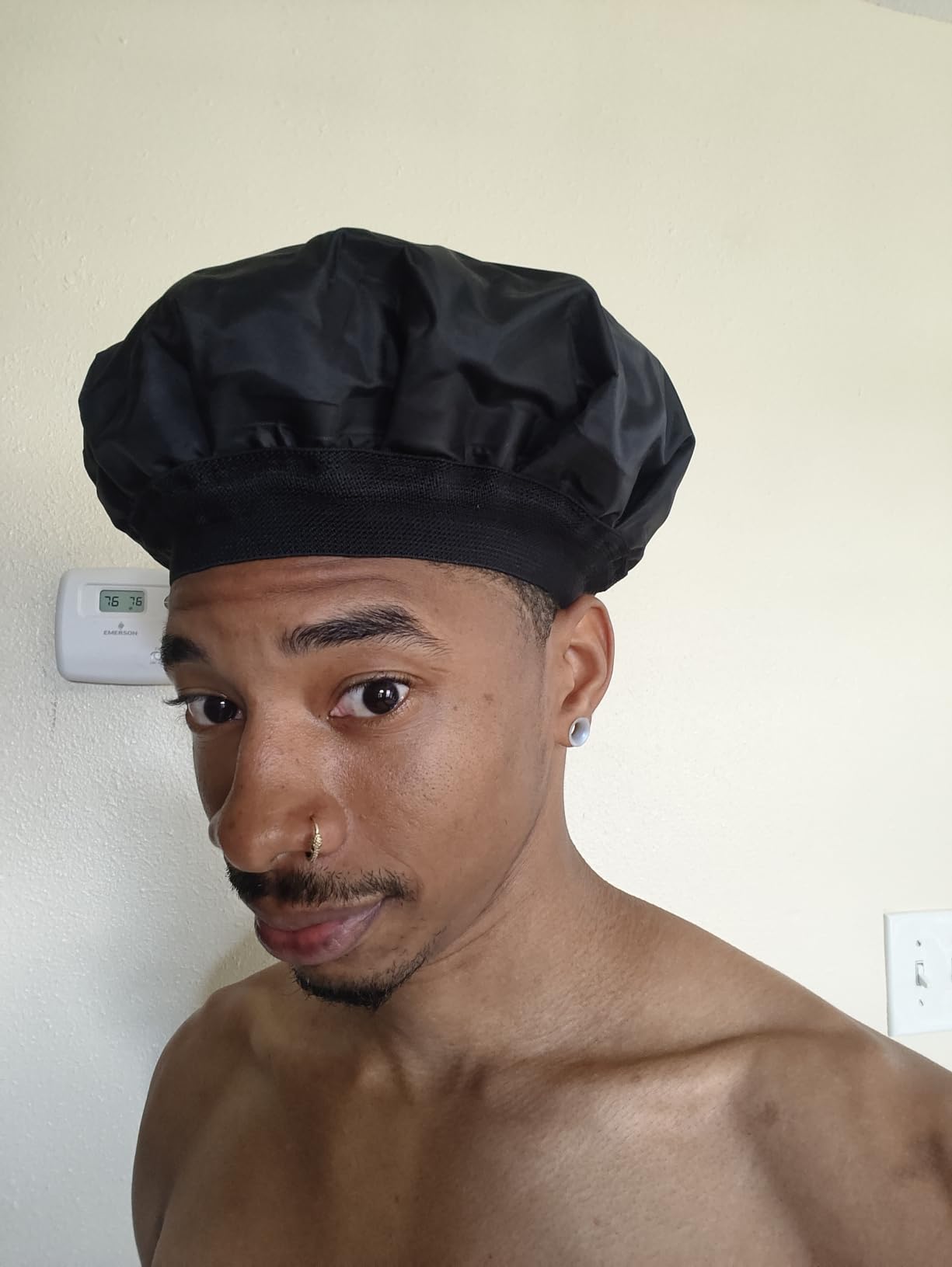 Tifara Beauty Deep Conditioning Cordless Heat Cap for Spa Care at Home, Gel Thermal Technology for Scalp Treatment, Natrual Hair Steamer Gel Cap, Black customer photo 2