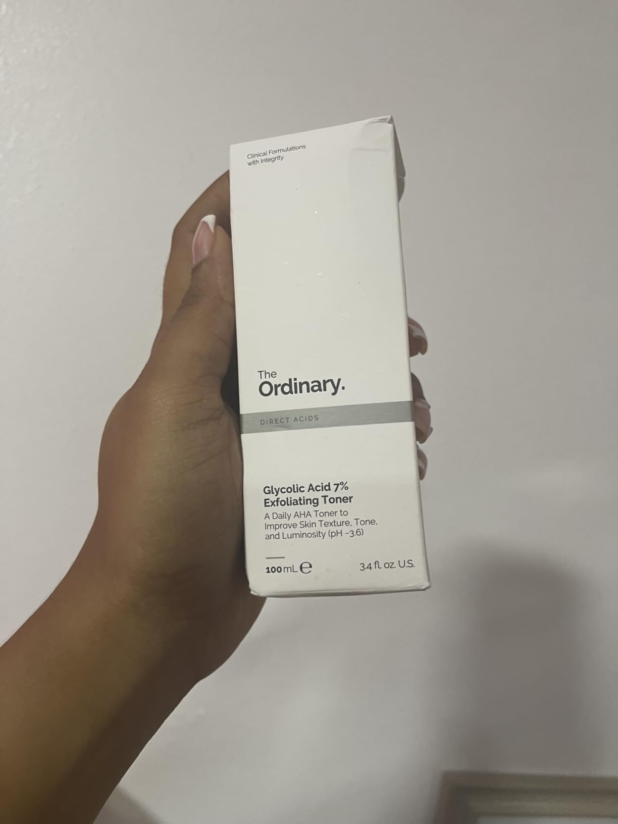 The Ordinary Glycolic Acid 7% Exfoliating Toner, Brightening and Smoothing Daily Toner for More Even-Looking Skin Tone customer photo 1