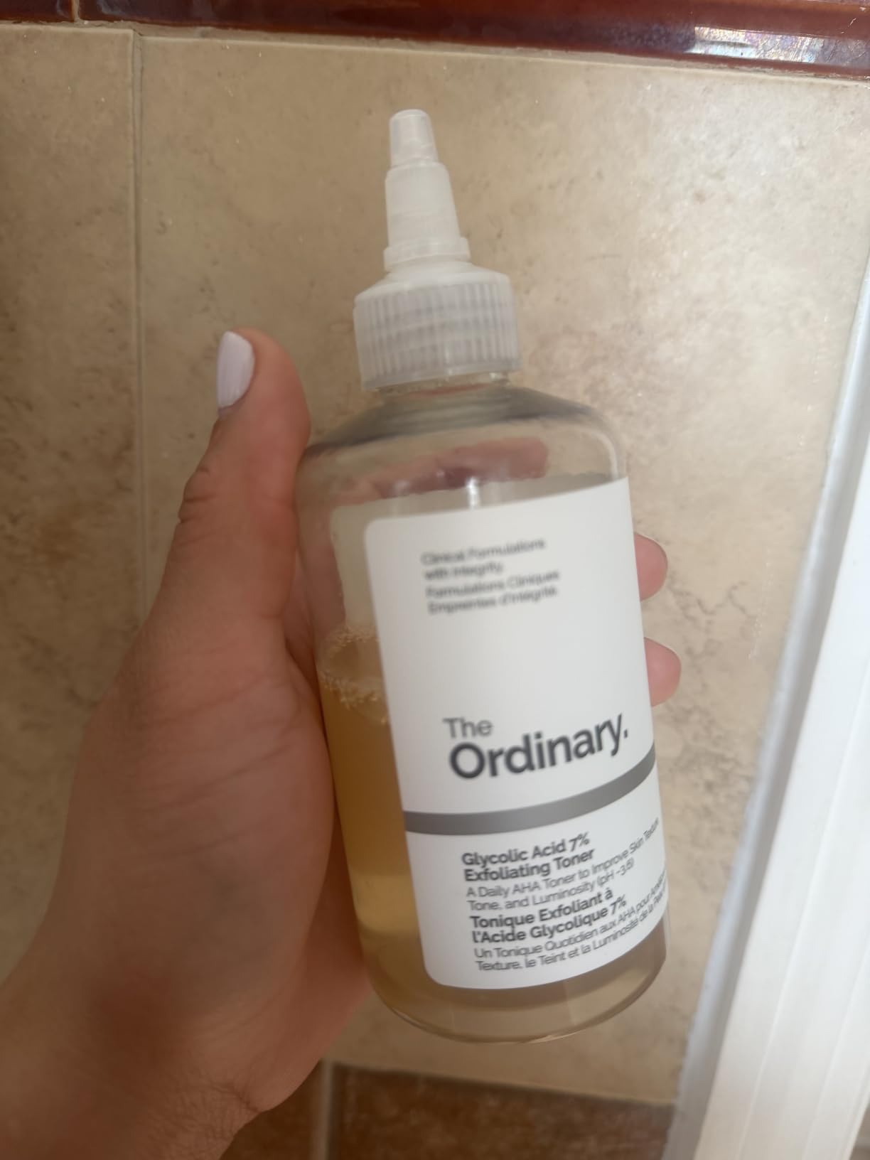 The Ordinary Glycolic Acid 7% Exfoliating Toner, Brightening and Smoothing Daily Toner for More Even-Looking Skin Tone customer photo 2
