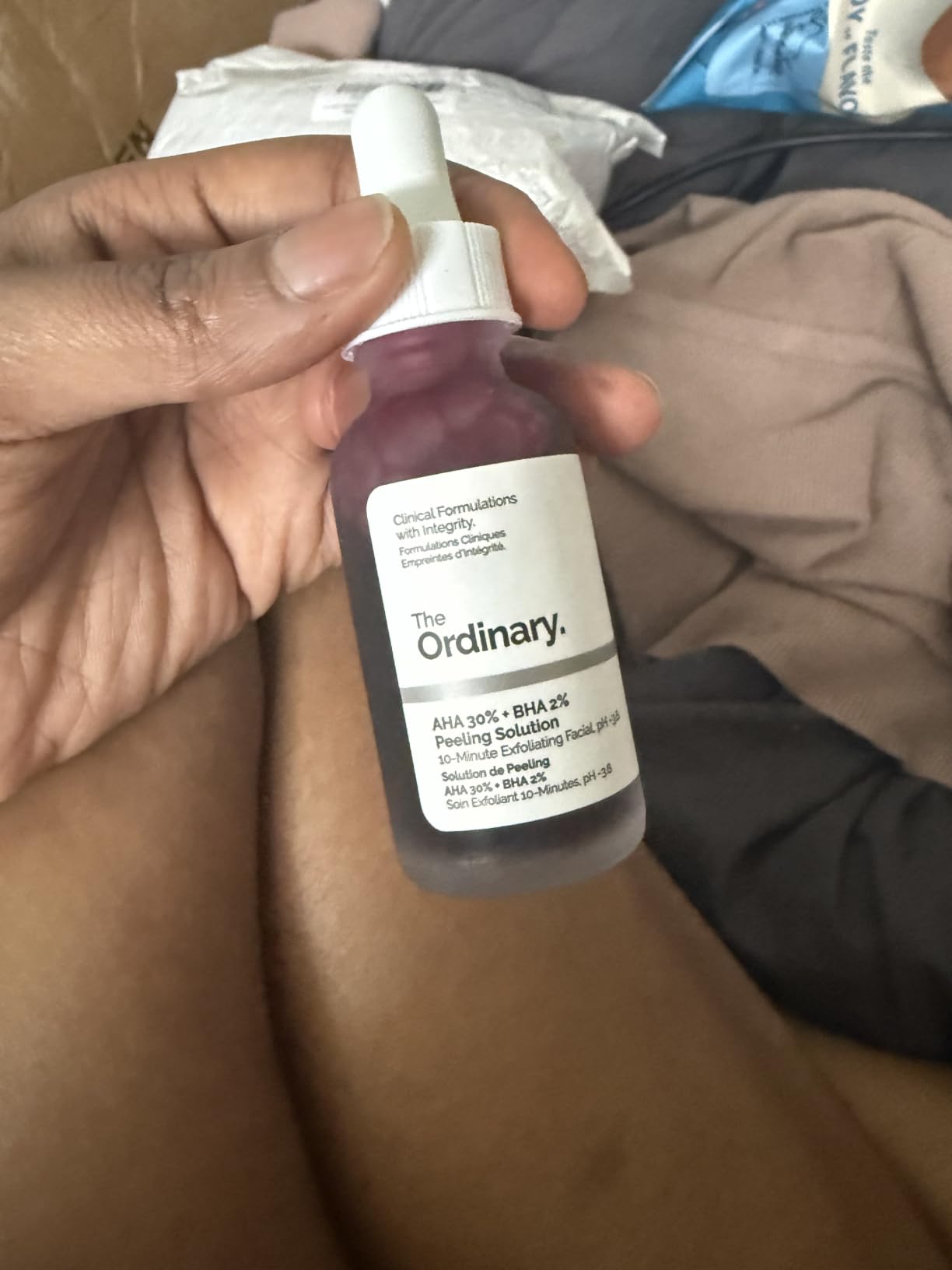 The Ordinary AHA 30% + BHA 2% Peeling Solution, Advanced Exfoliating Peel for Brighter Skin customer photo 2
