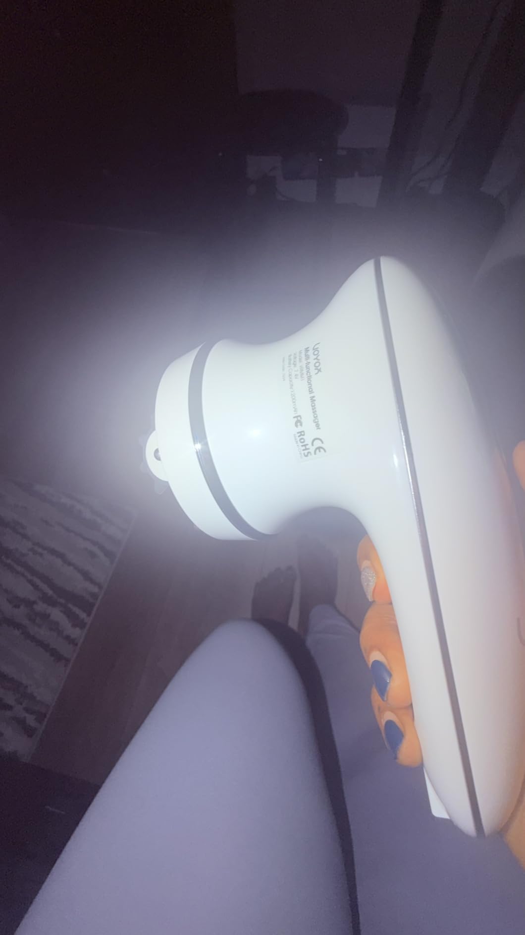 VOYOR Electric Cellulite Massager, Body Sculpting Machine for Arms, Belly, Legs, Waist, Buttocks, 3 Strengths for Body Cleaning and Deep Tissue Cellulite Massage, IPX7 Waterproof & Cordless VRMM1-NEW customer photo 1