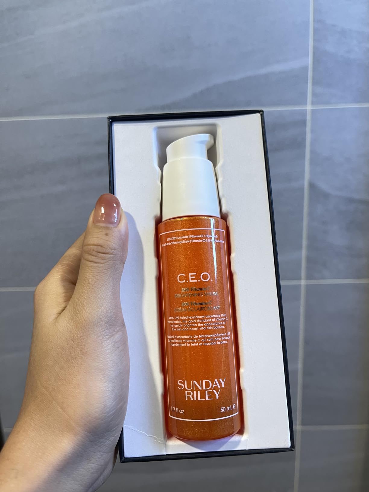 Sunday Riley C.E.O. 15% Vitamin C Brightening Serum customer photo 2