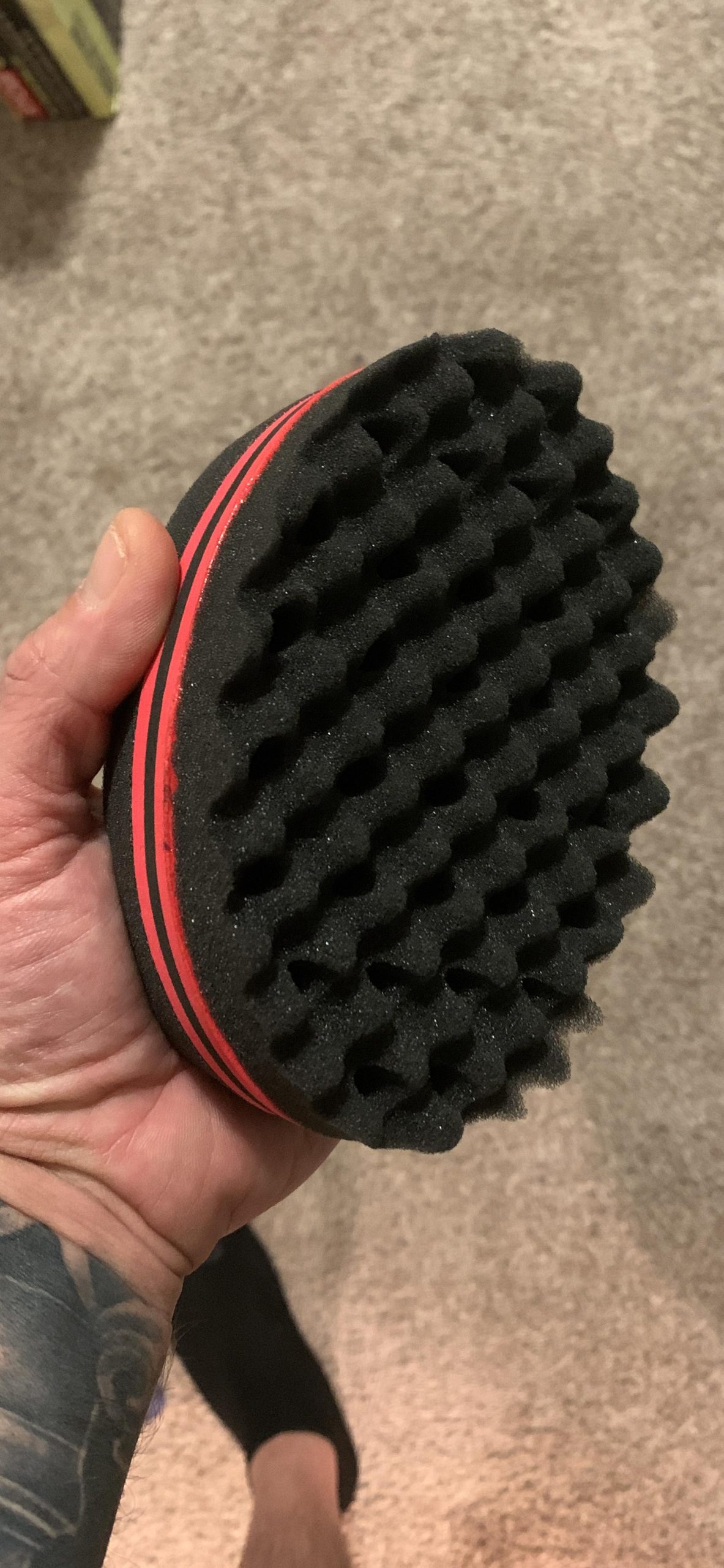 4 Pcs Hair Twist Sponge, Curling Brush Afro Curl Coil Wave Hair Care Tool | Dreads Locking Curling Sponge, Curly Hair Styling Brush, Varied Brush, for Black Women Men Curls customer photo 1