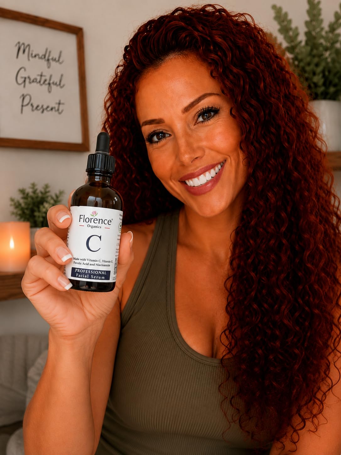 Vitamin C Serum For Face - Anti Aging Face Serum with Vitamin C, Hyaluronic Acid, Vitamin E. Brightening Formula. Improve Appearance of Dark Spots, Tone, Fine Lines & Wrinkles, Glowing Skin 2 Fl Oz customer photo 2