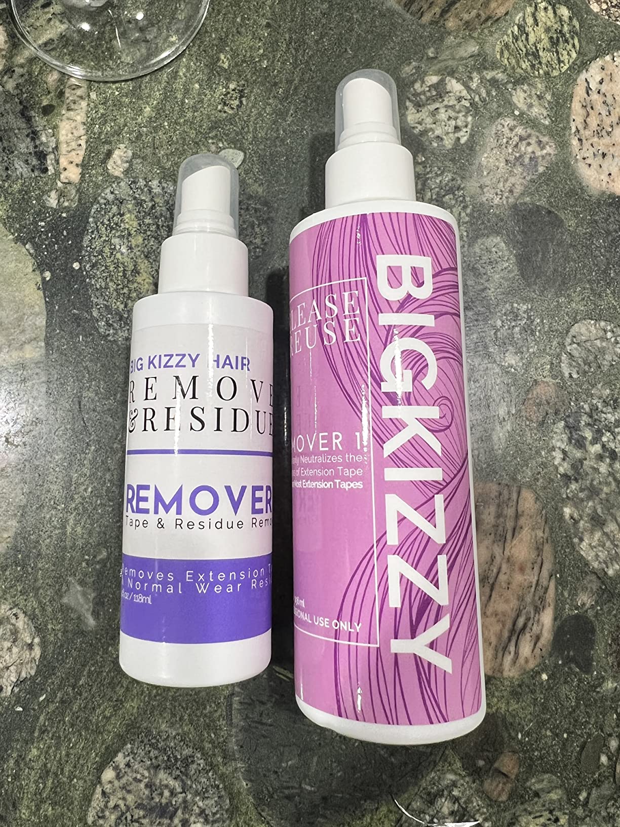 Extension Remover 2 Step Bundle - Remover 1 & Remover 2 - Easily Remove Tape in Extensions And Tape Ins Residue (8oz + 4oz) customer photo 2